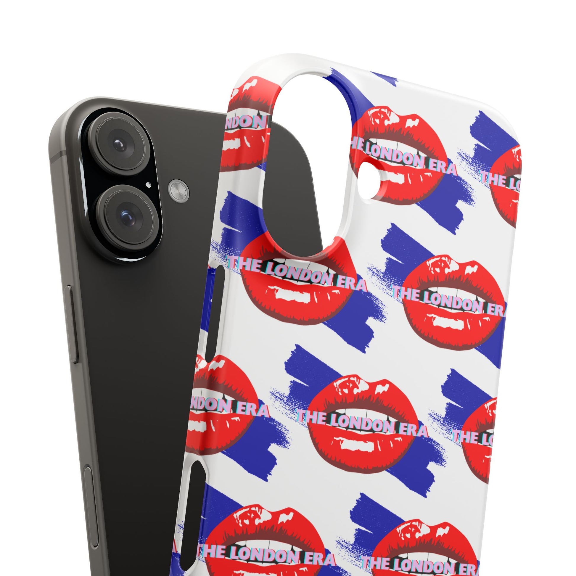 "The London Era" Mobile Snap Case - White