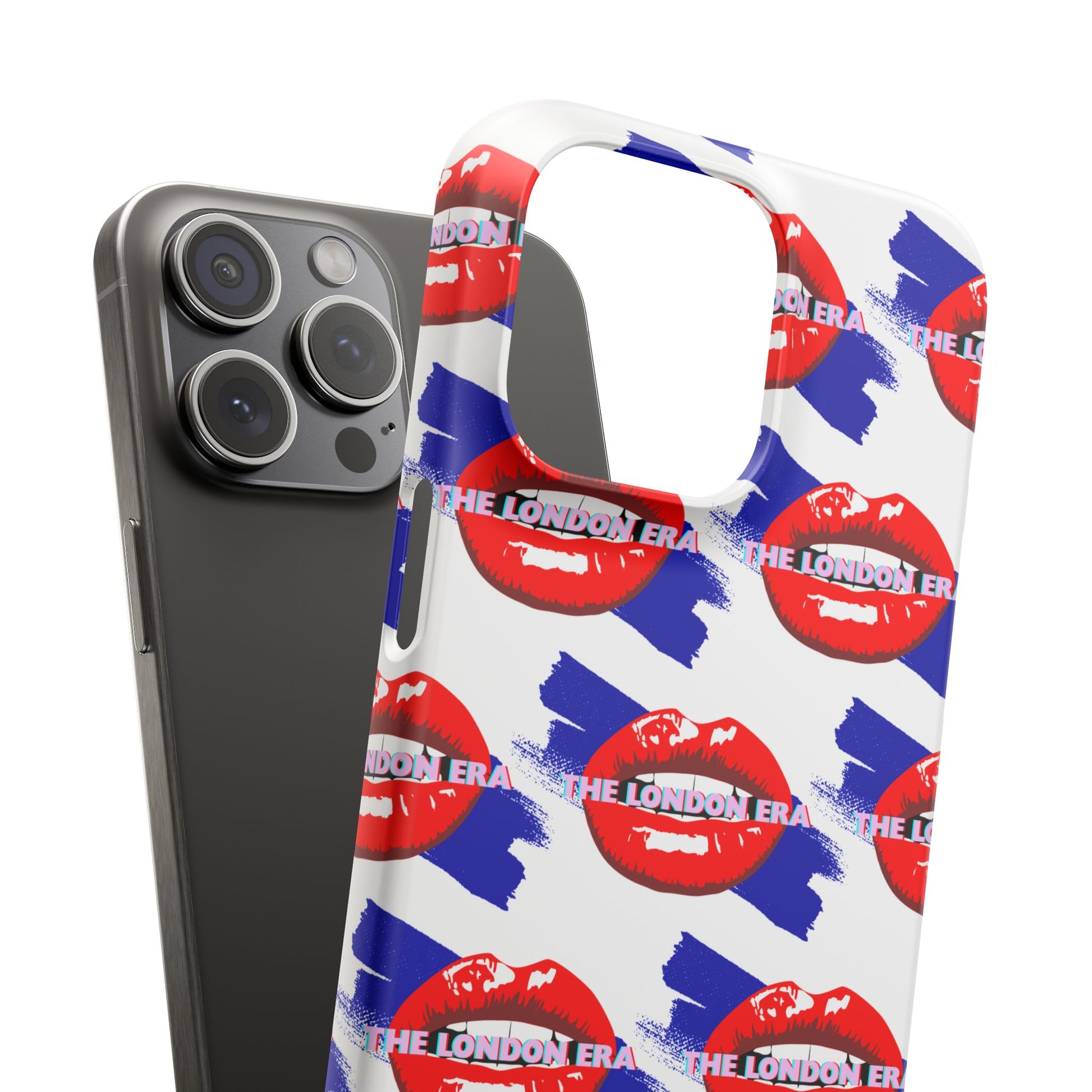 "The London Era" Mobile Snap Case - White
