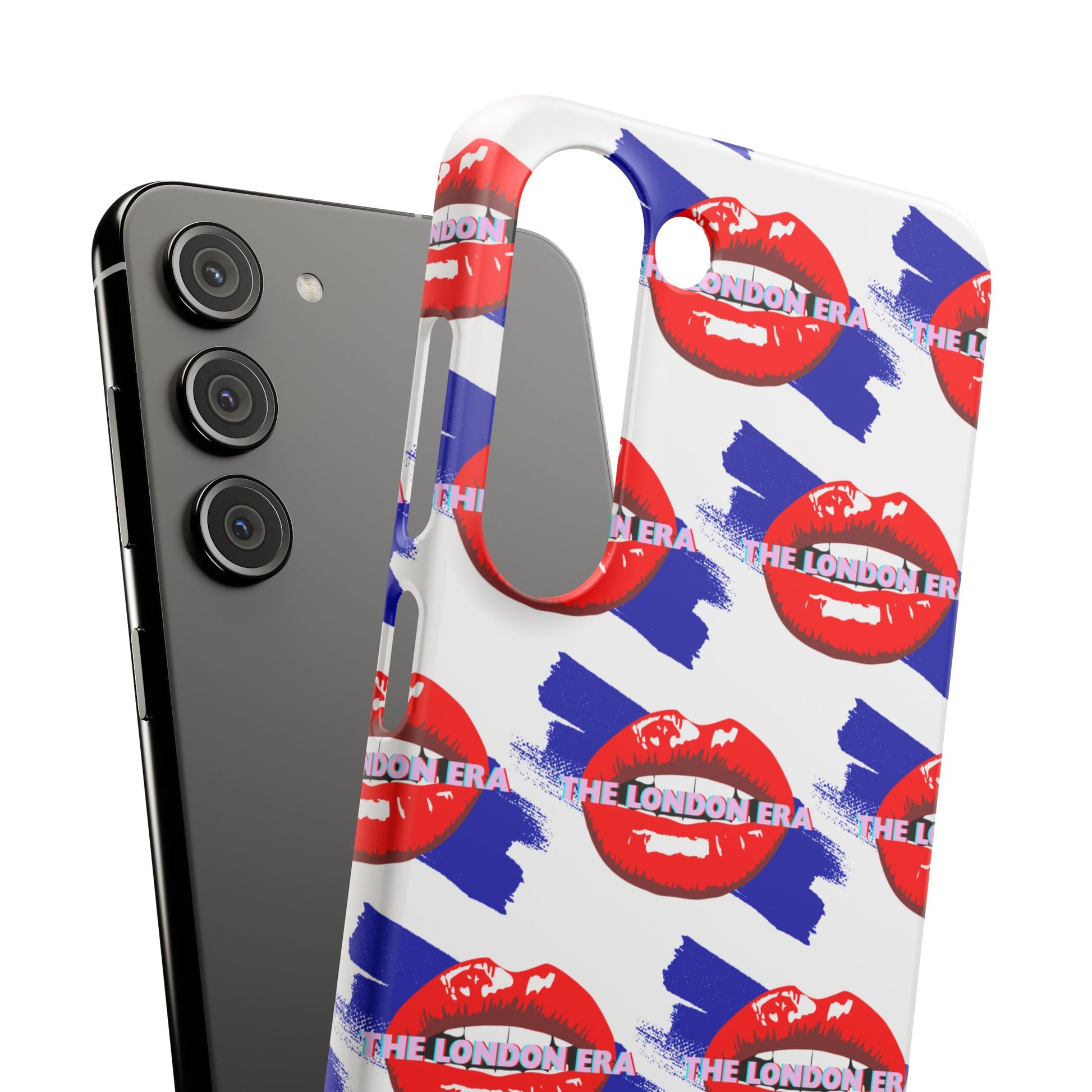 "The London Era" Mobile Snap Case - White