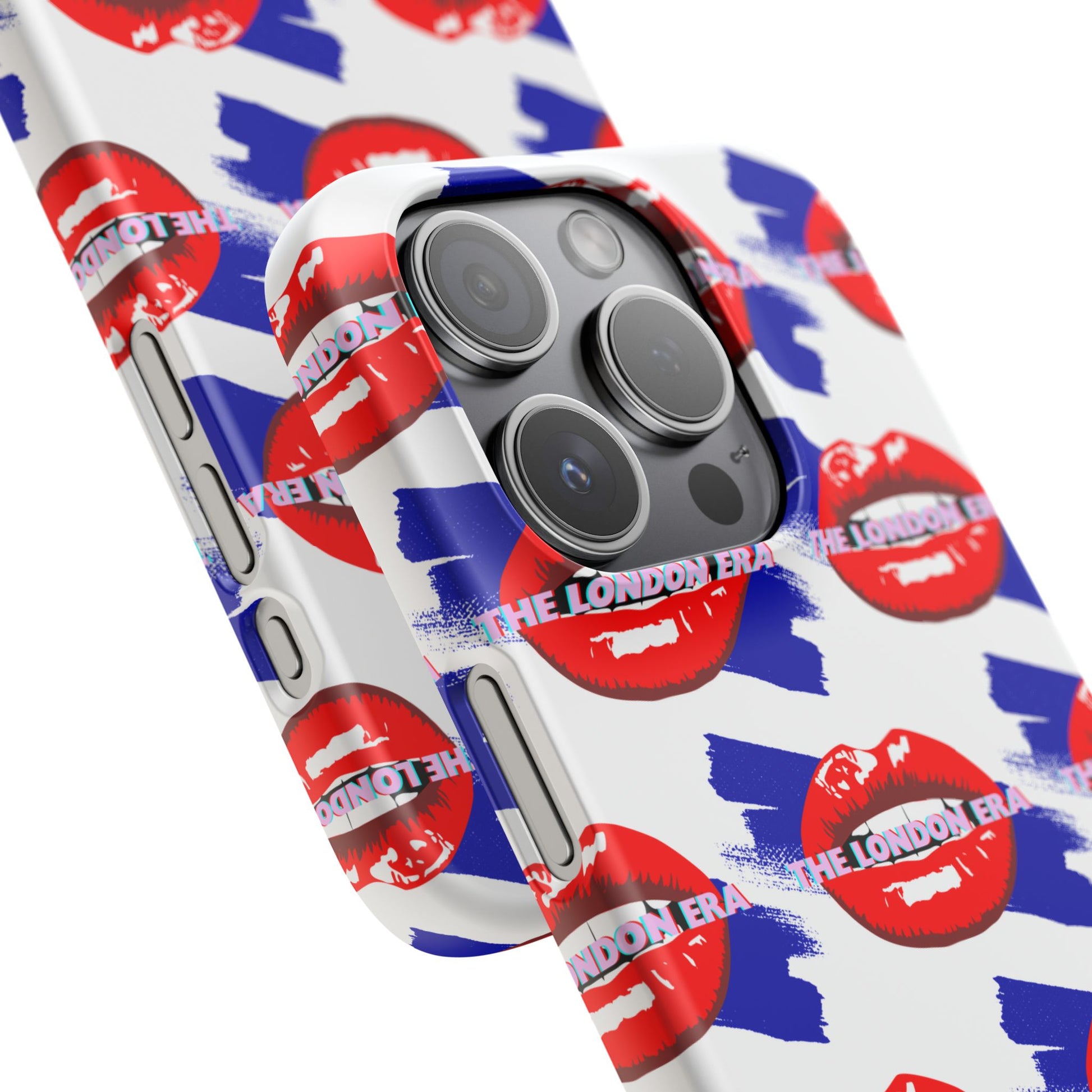 "The London Era" Mobile Snap Case - White