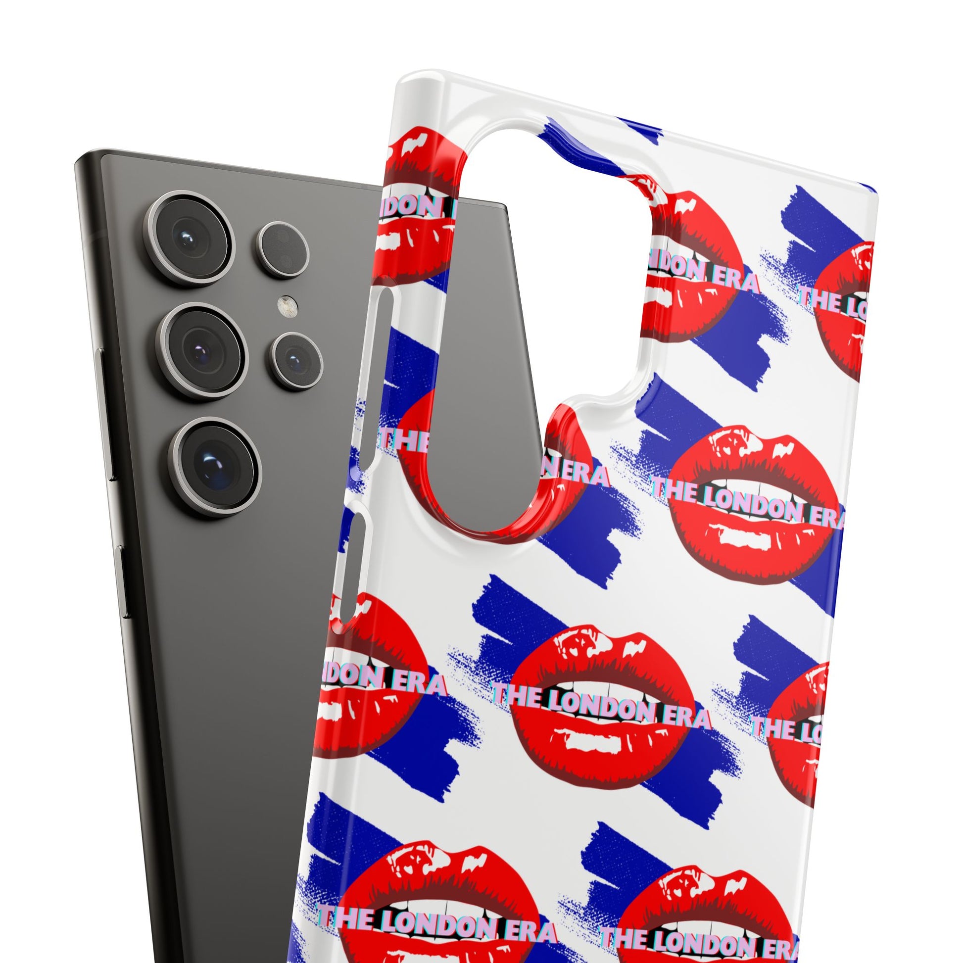 "The London Era" Mobile Snap Case - White