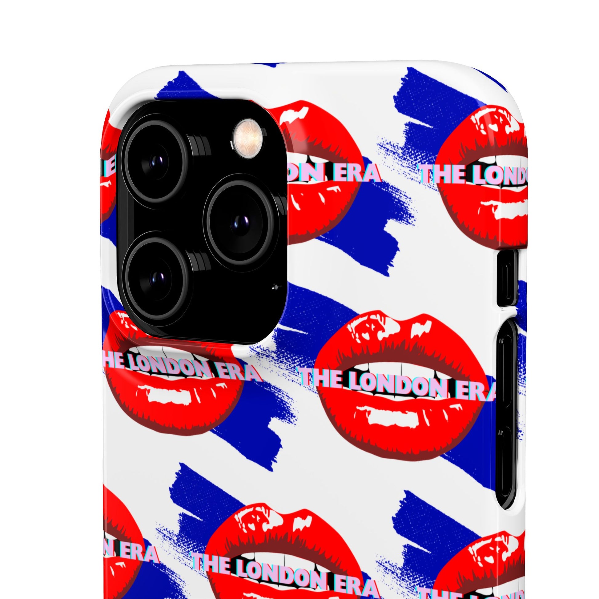 "The London Era" Mobile Snap Case - White