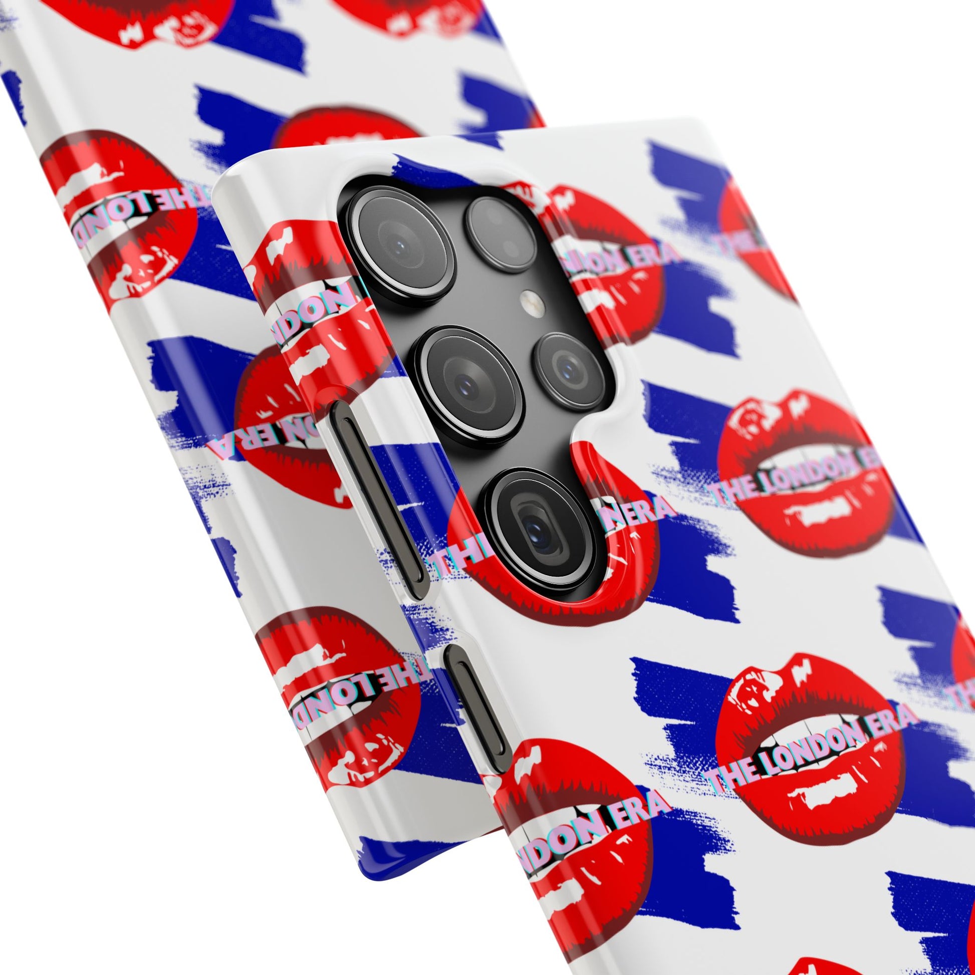 "The London Era" Mobile Snap Case - White