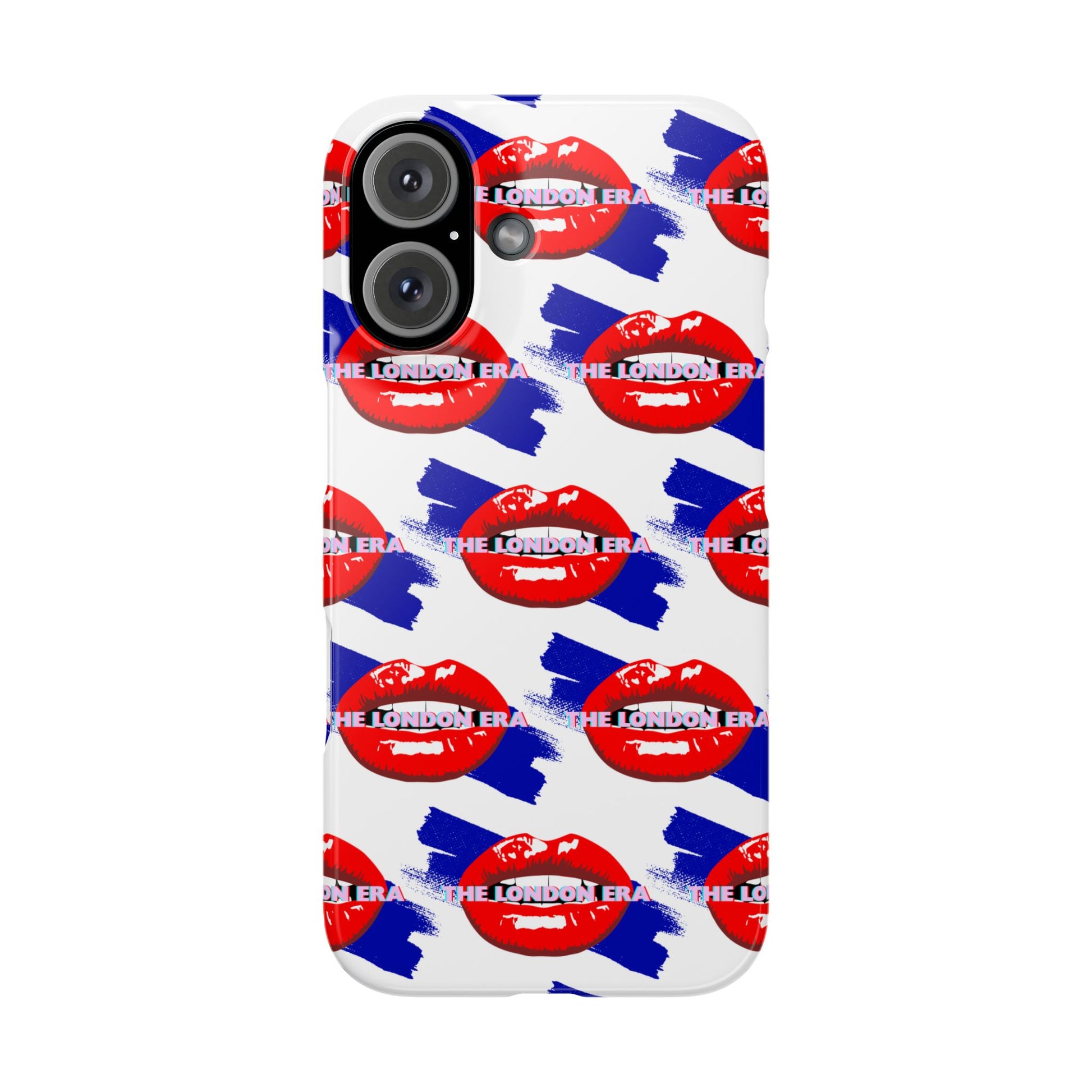"The London Era" Mobile Snap Case - White
