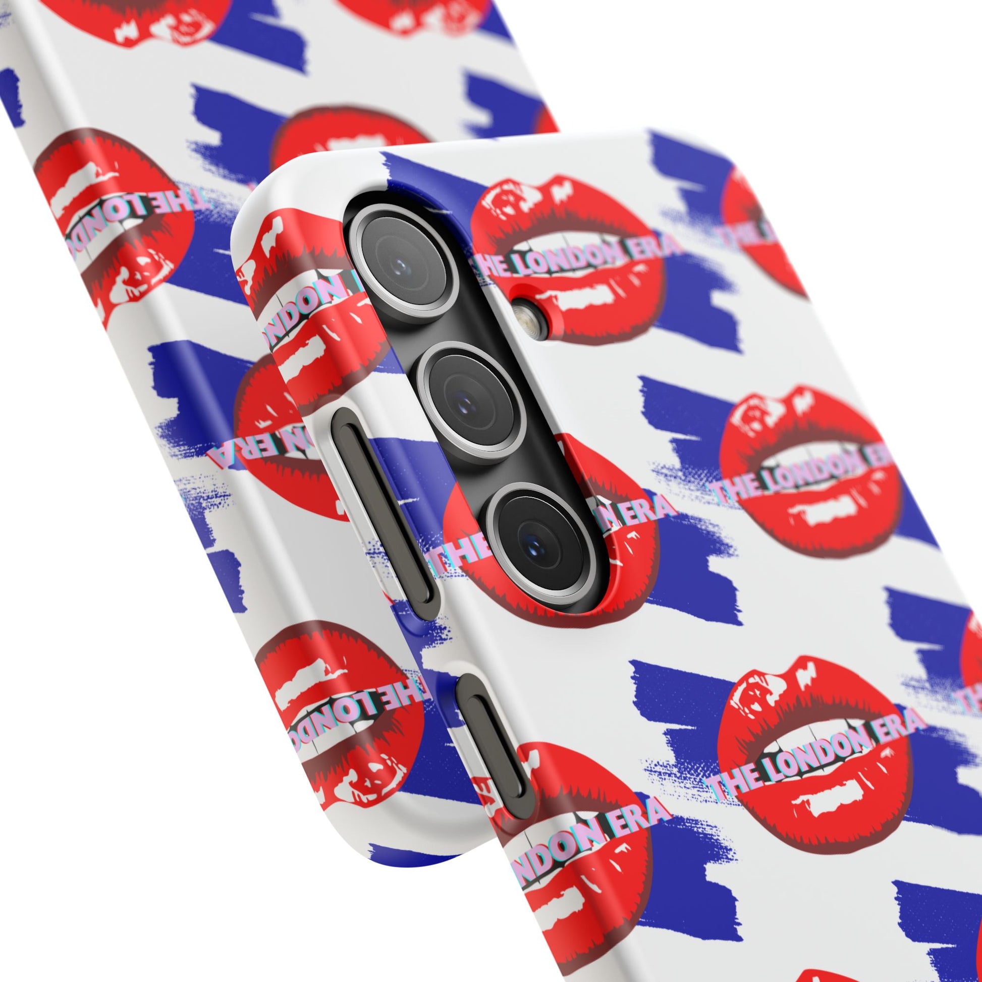 "The London Era" Mobile Snap Case - White
