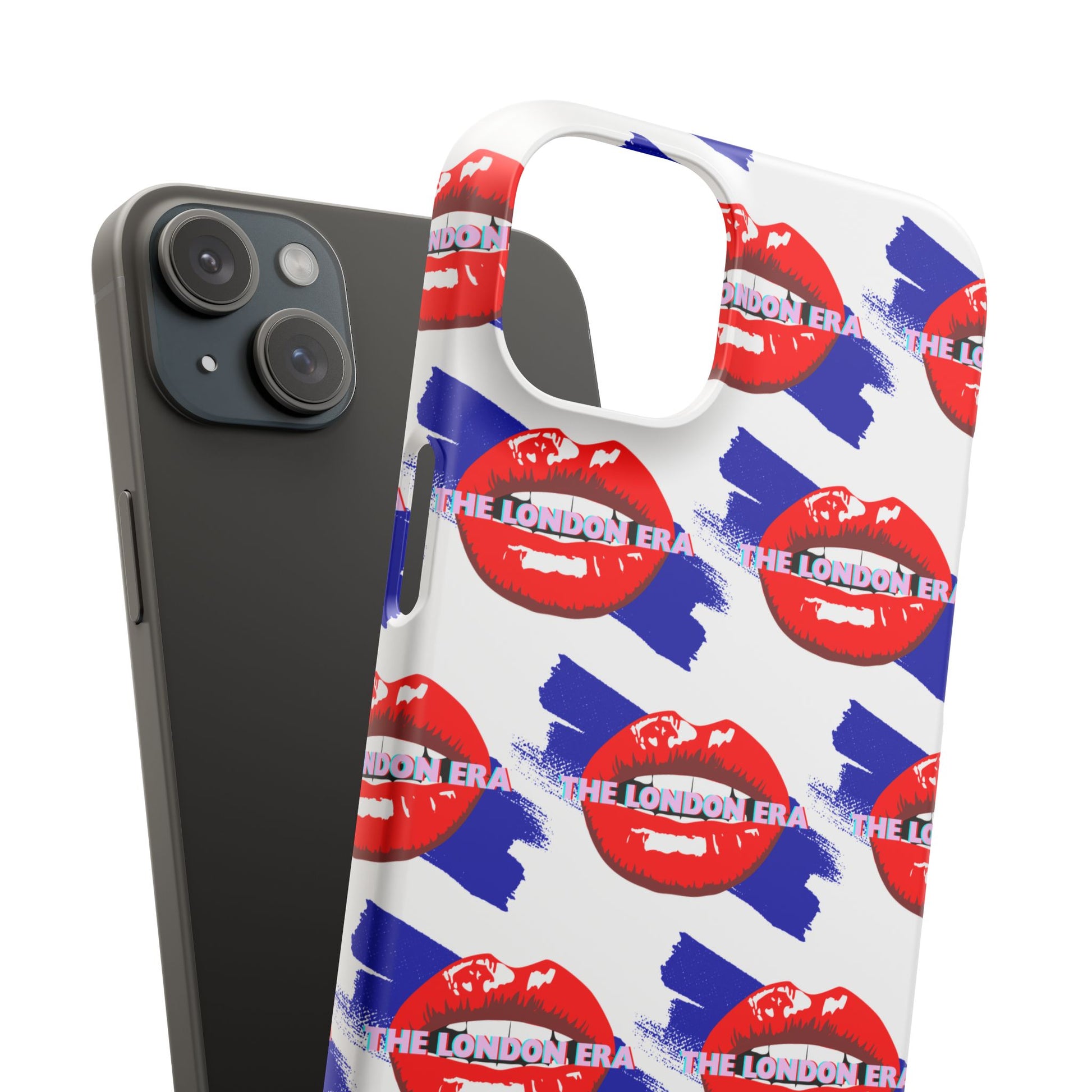 "The London Era" Mobile Snap Case - White