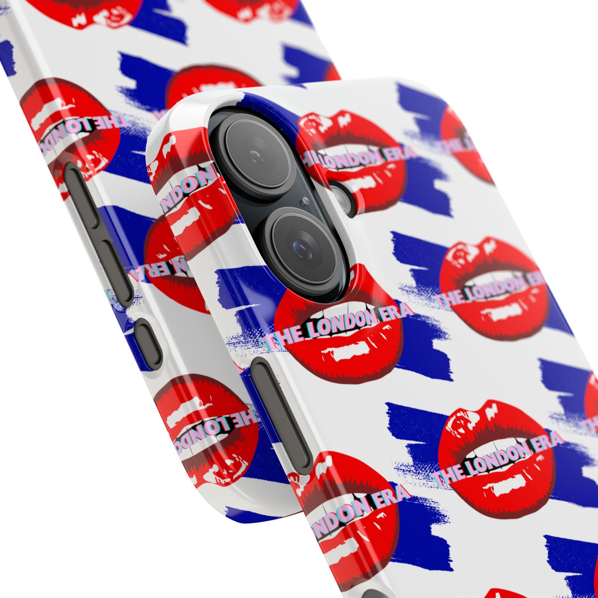 "The London Era" Mobile Snap Case - White