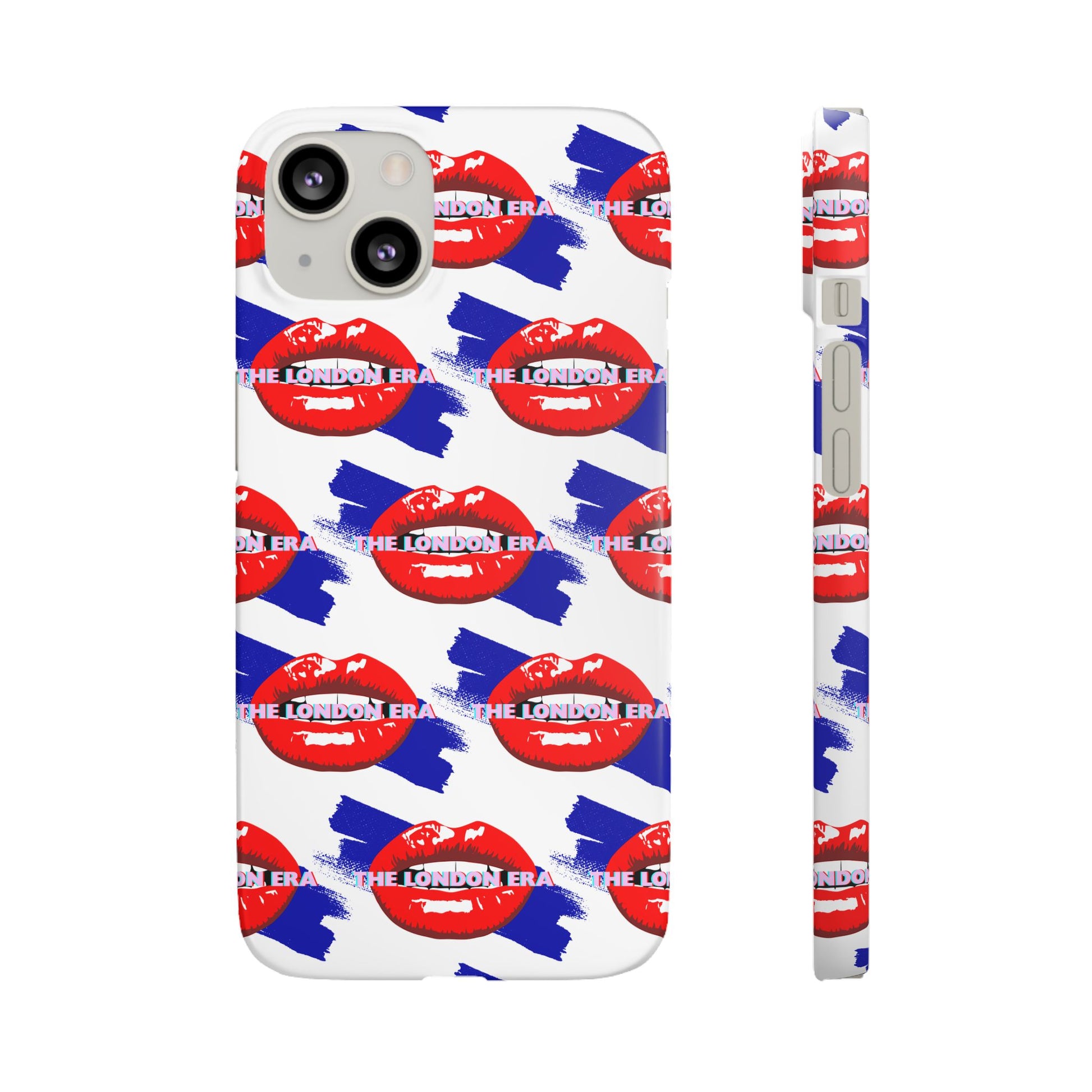 "The London Era" Mobile Snap Case - White