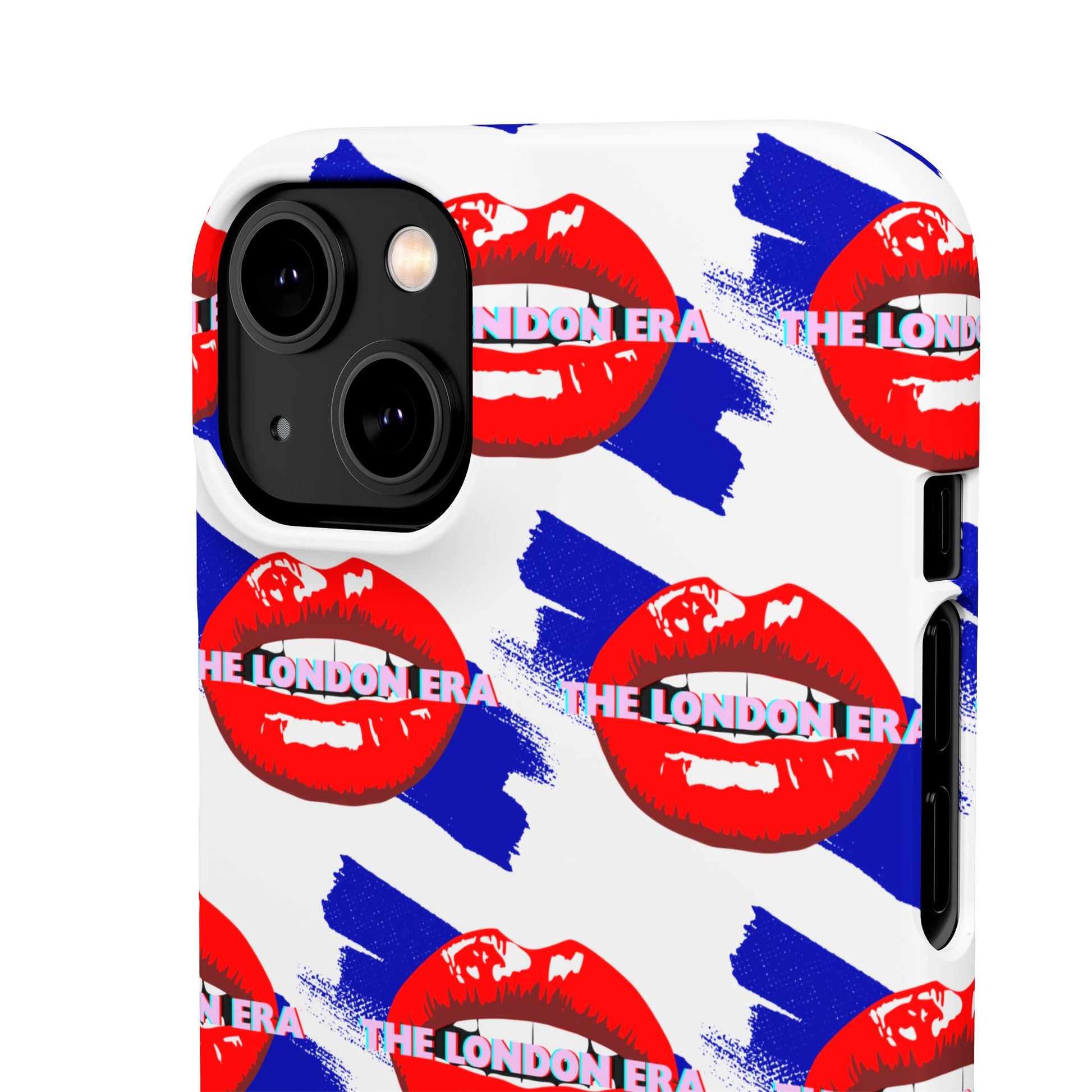 "The London Era" Mobile Snap Case - White