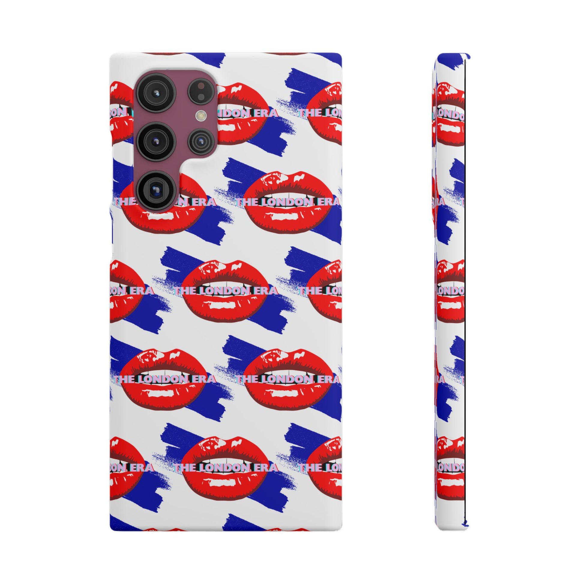 "The London Era" Mobile Snap Case - White