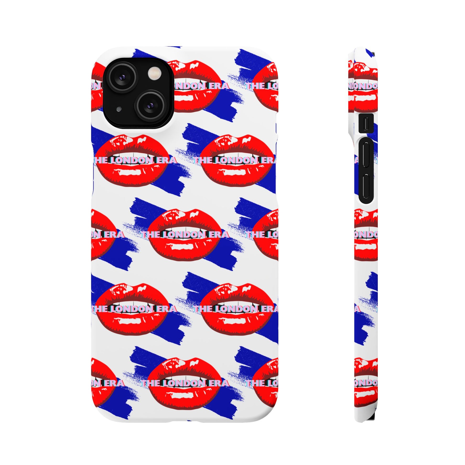 "The London Era" Mobile Snap Case - White