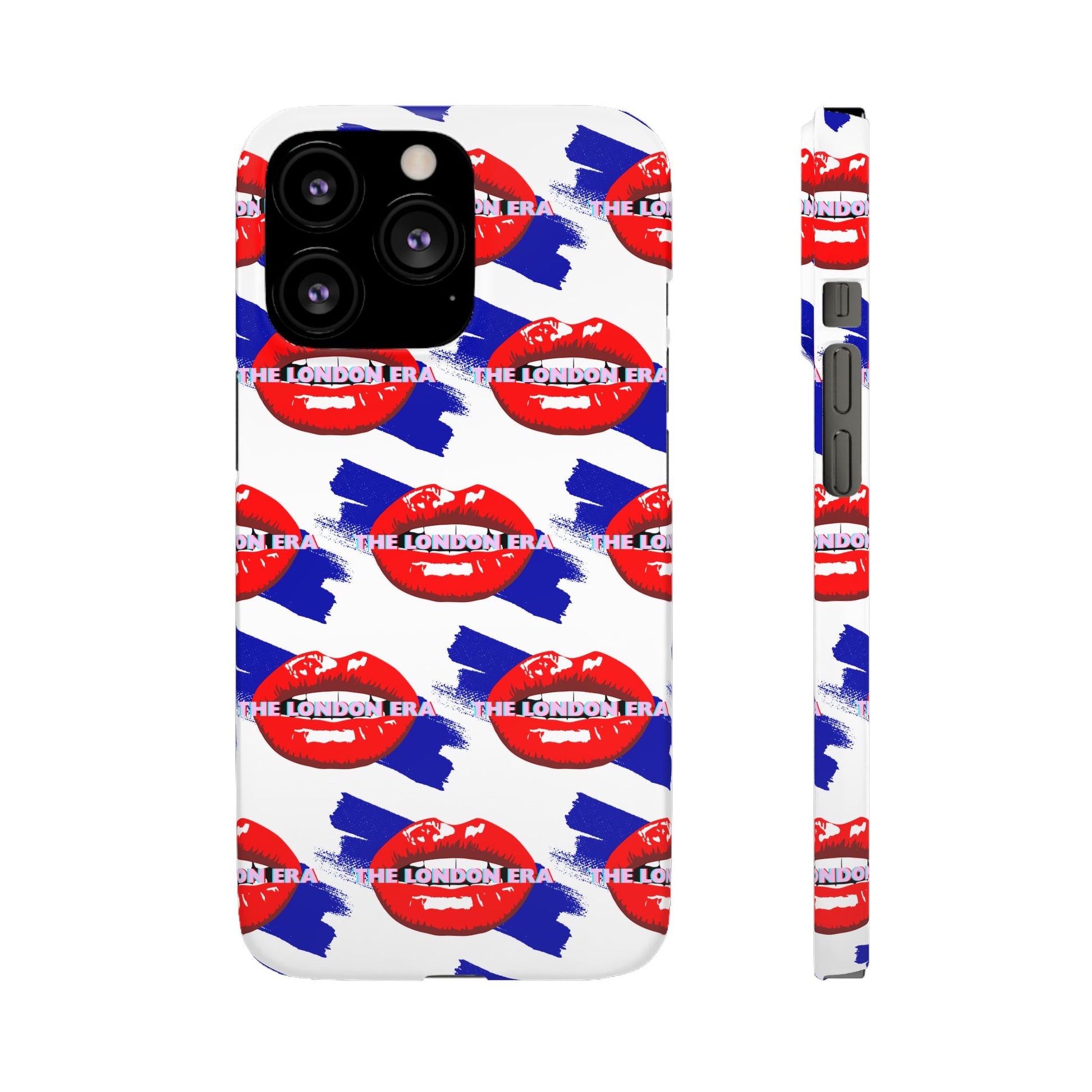"The London Era" Mobile Snap Case - White