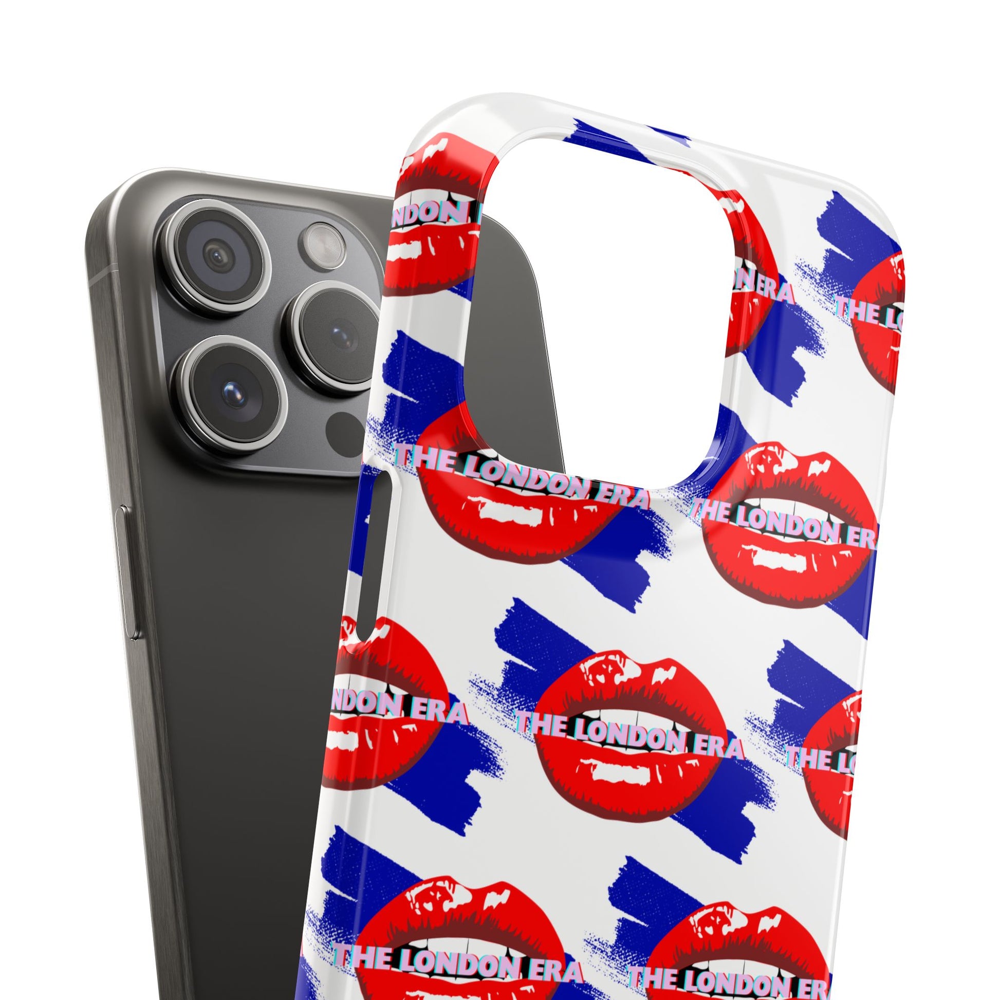 "The London Era" Mobile Snap Case - White