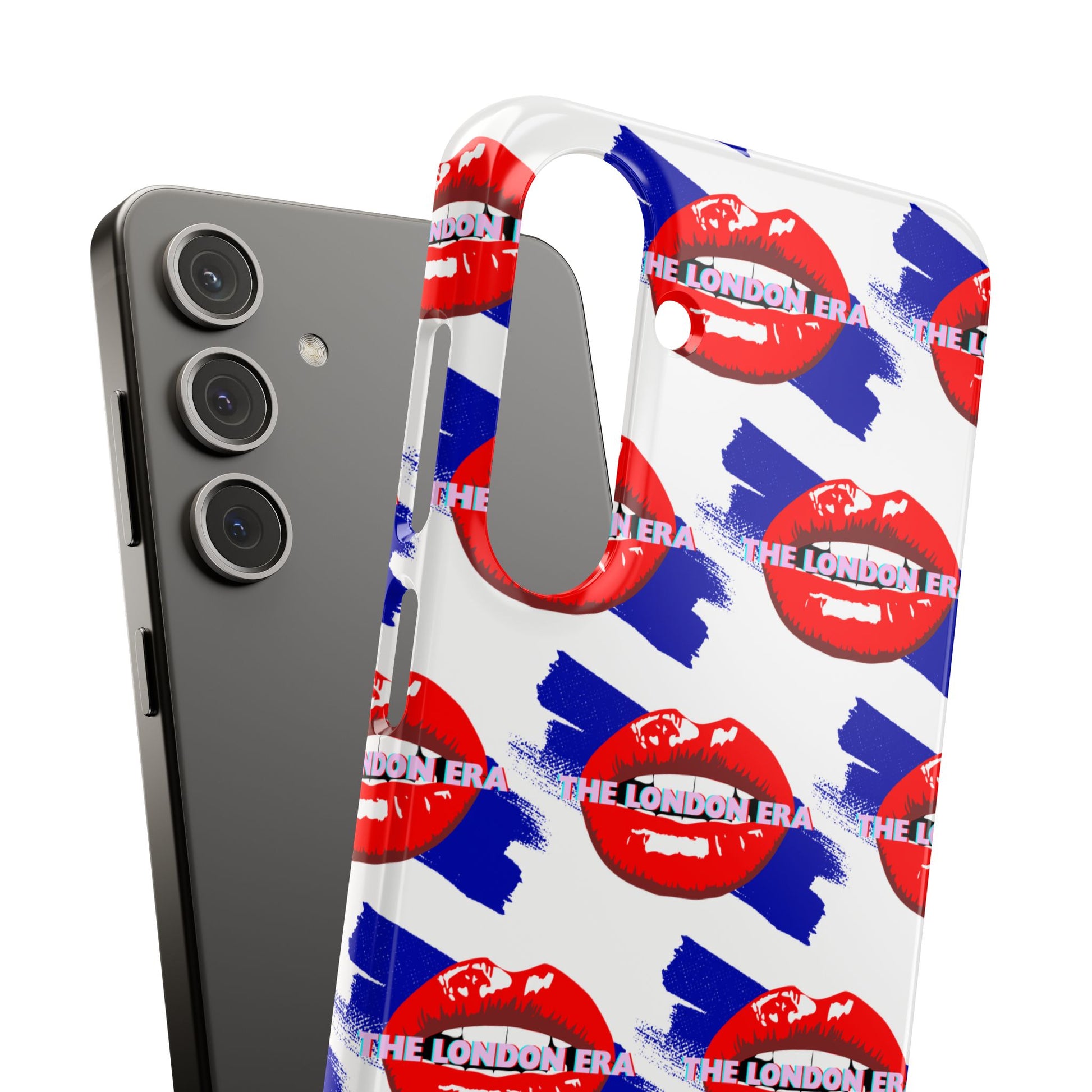 "The London Era" Mobile Snap Case - White