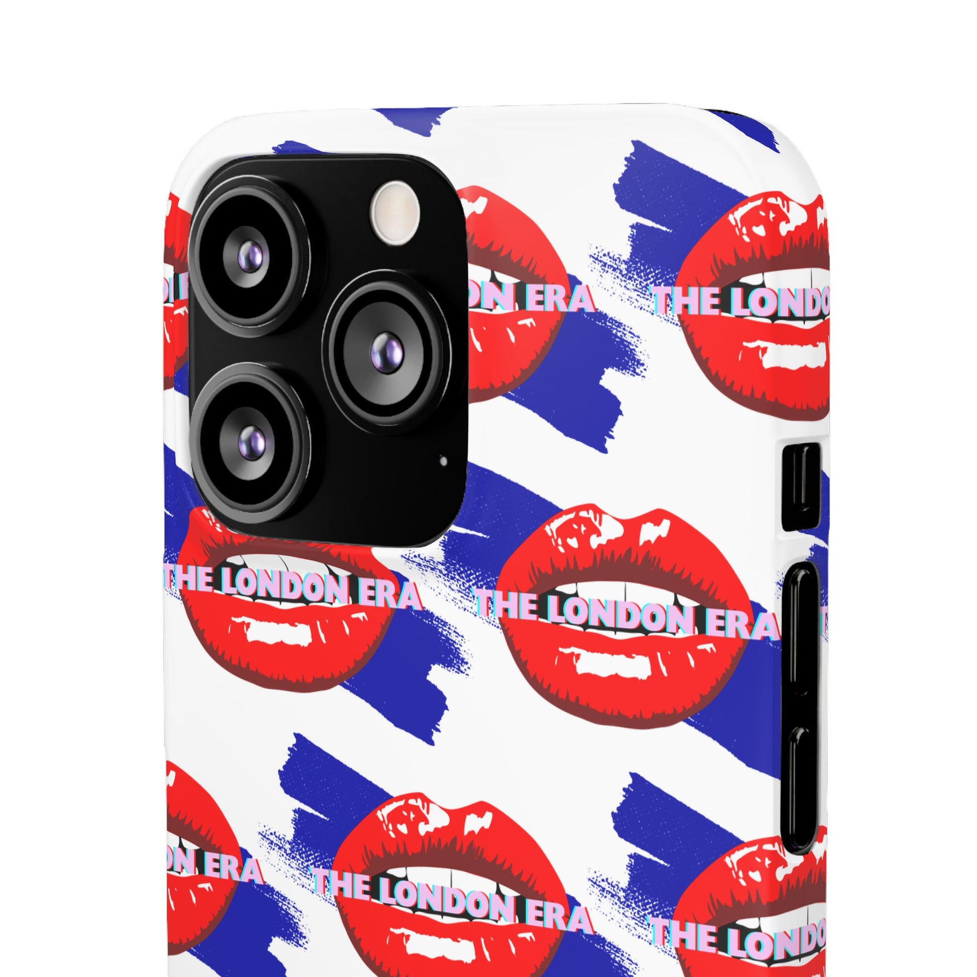"The London Era" Mobile Snap Case - White
