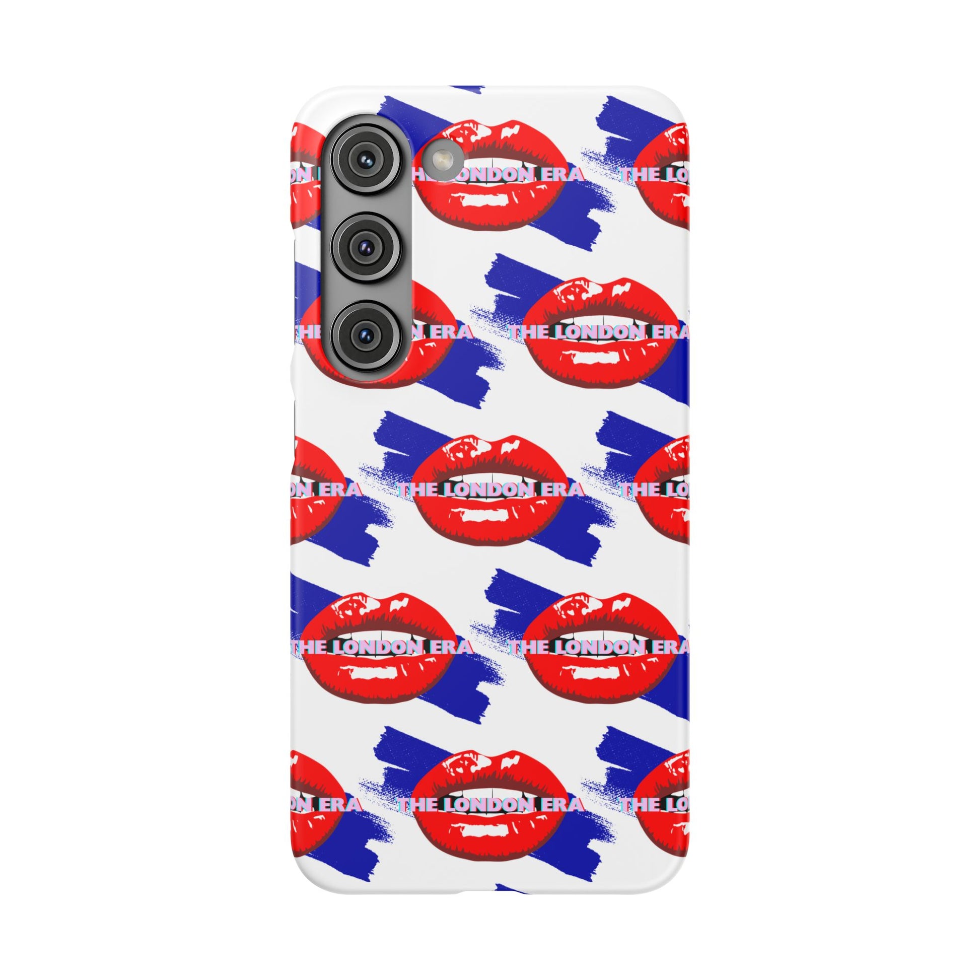 "The London Era" Mobile Snap Case - White
