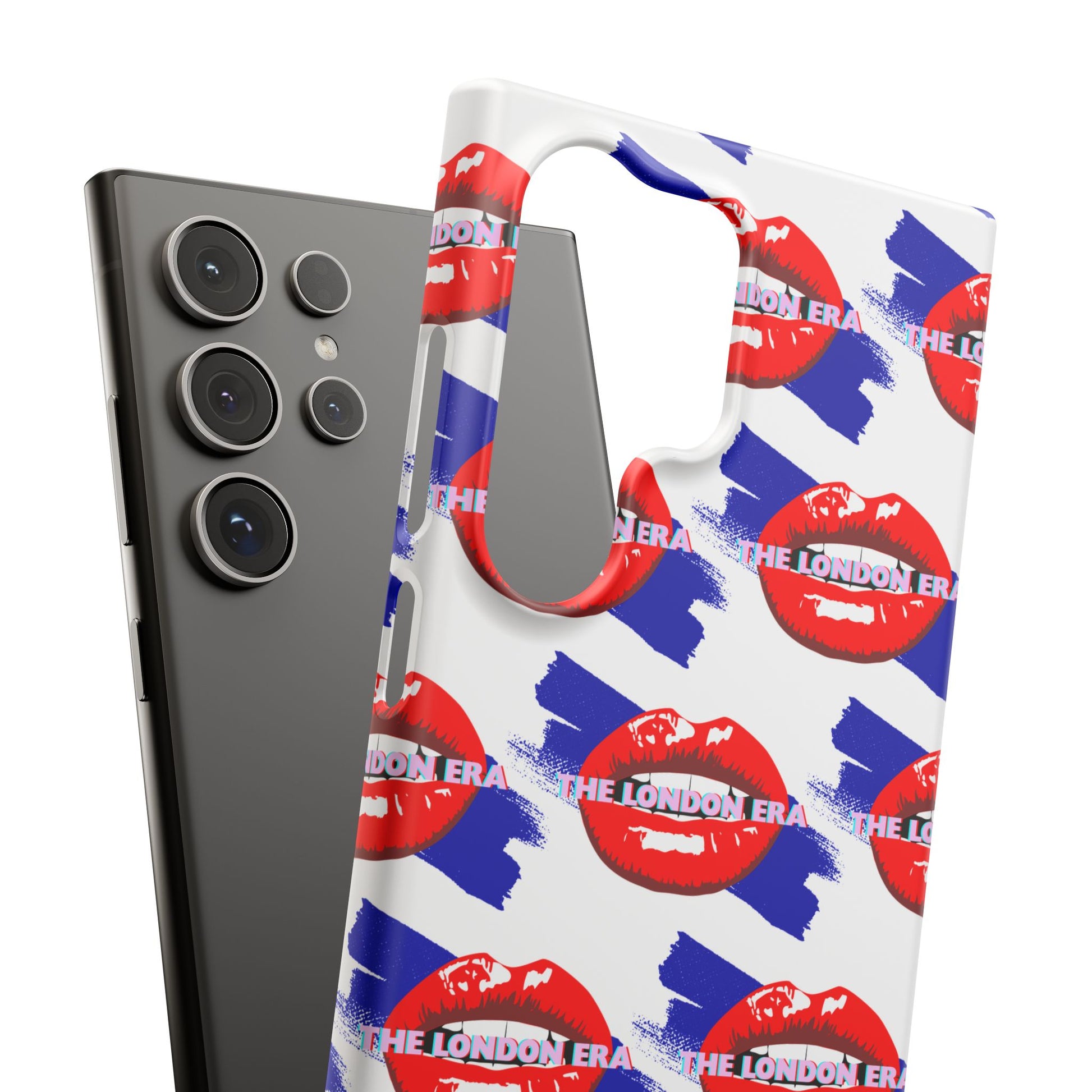 "The London Era" Mobile Snap Case - White
