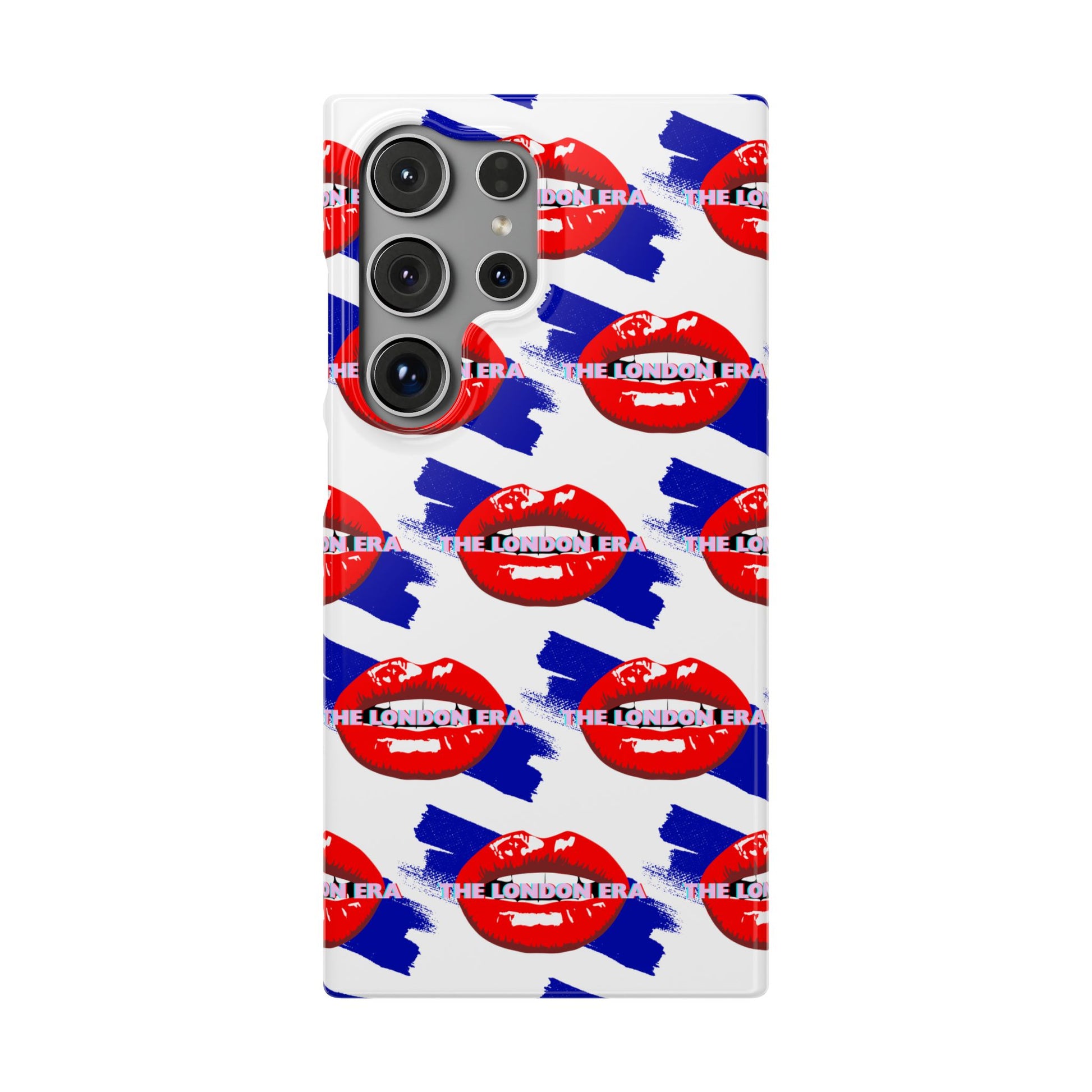 "The London Era" Mobile Snap Case - White