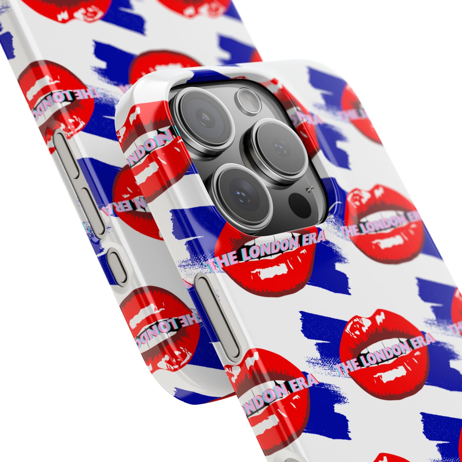 "The London Era" Mobile Snap Case - White