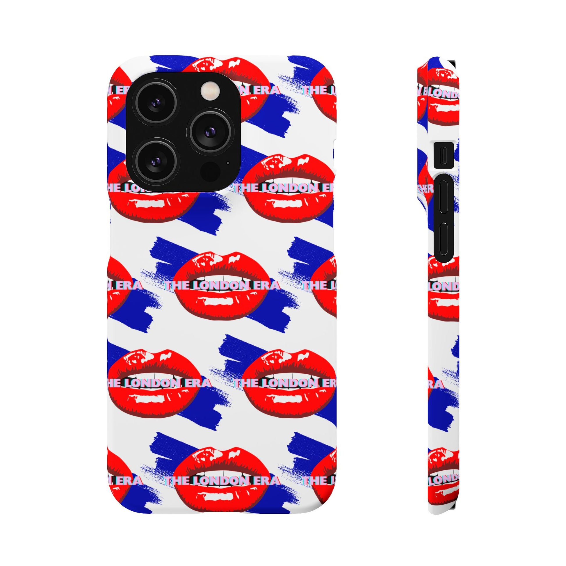 "The London Era" Mobile Snap Case - White