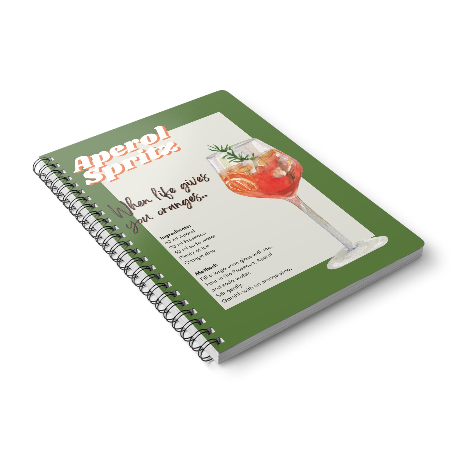 "Aperol Spritz" Softcover A5 Notebook