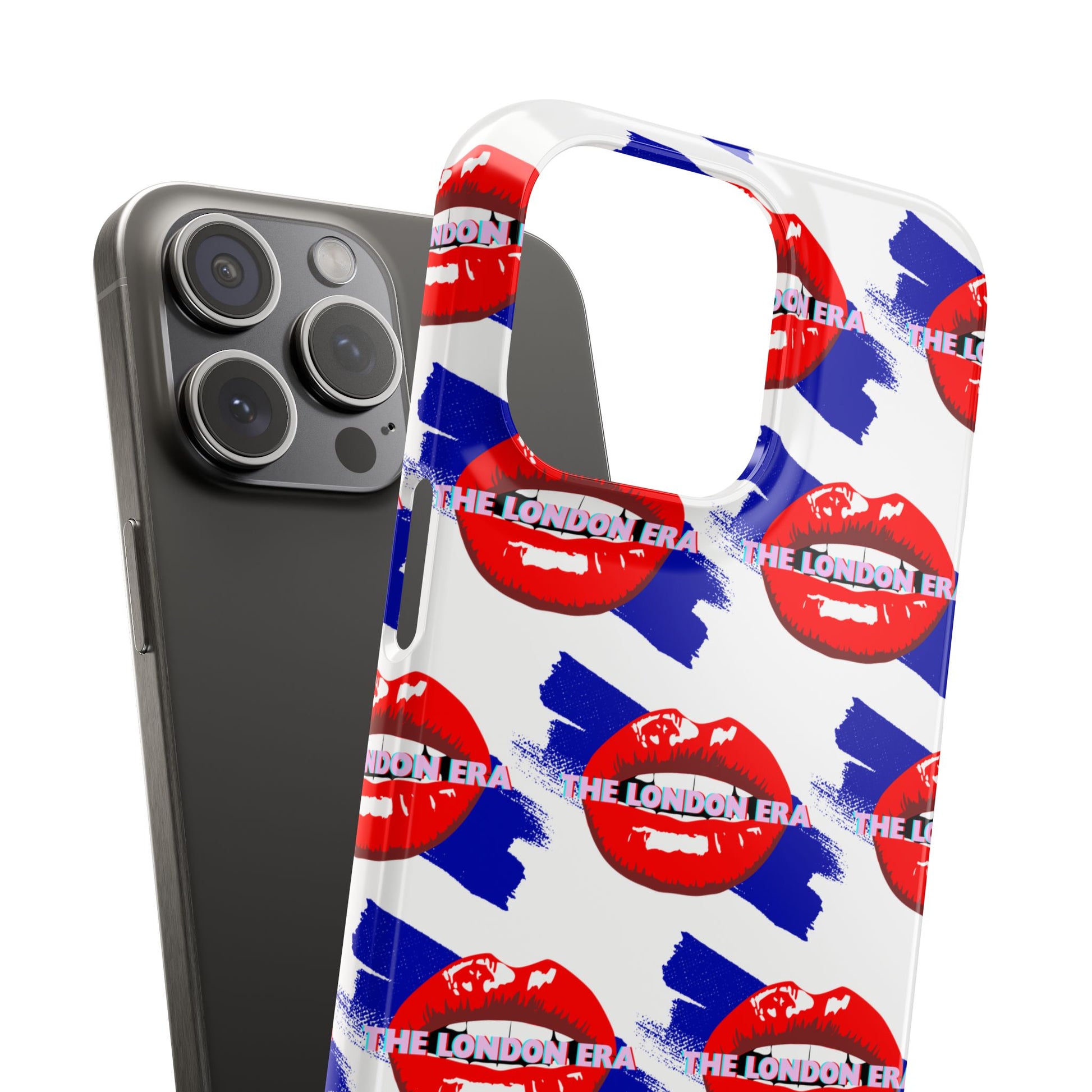 "The London Era" Mobile Snap Case - White