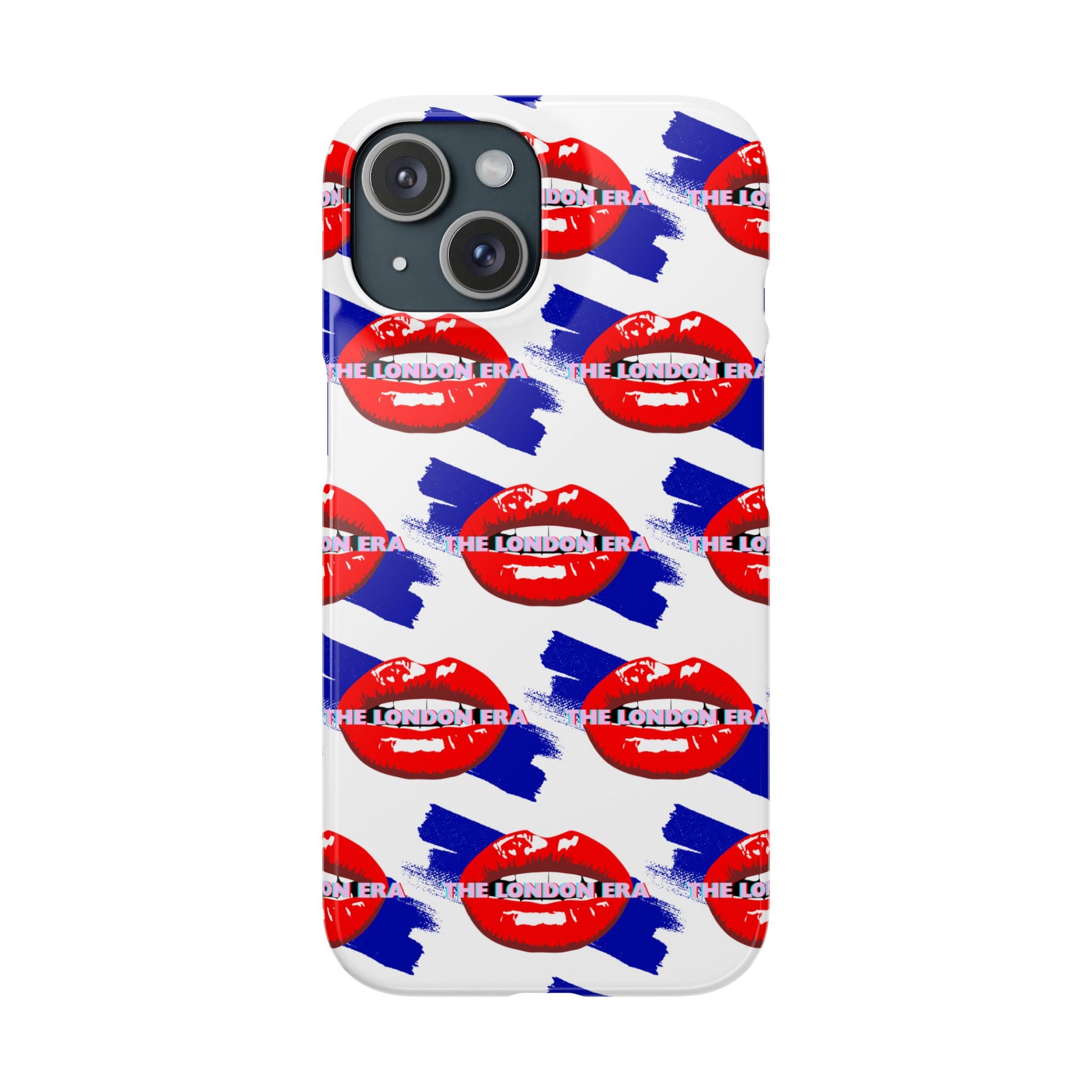 "The London Era" Mobile Snap Case - White