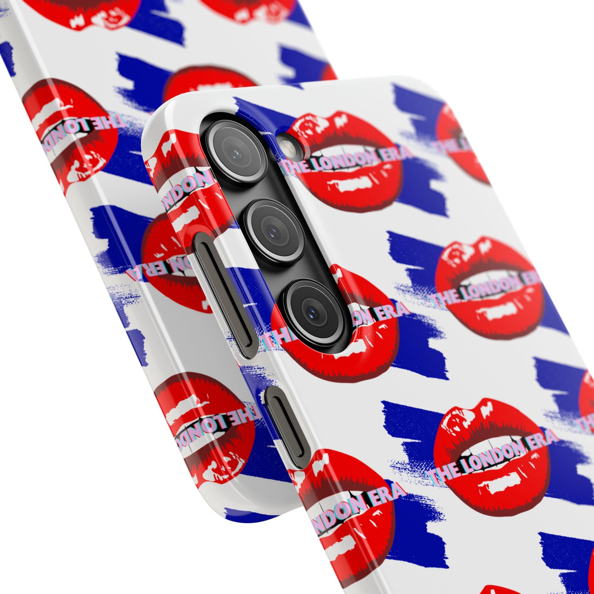 "The London Era" Mobile Snap Case - White