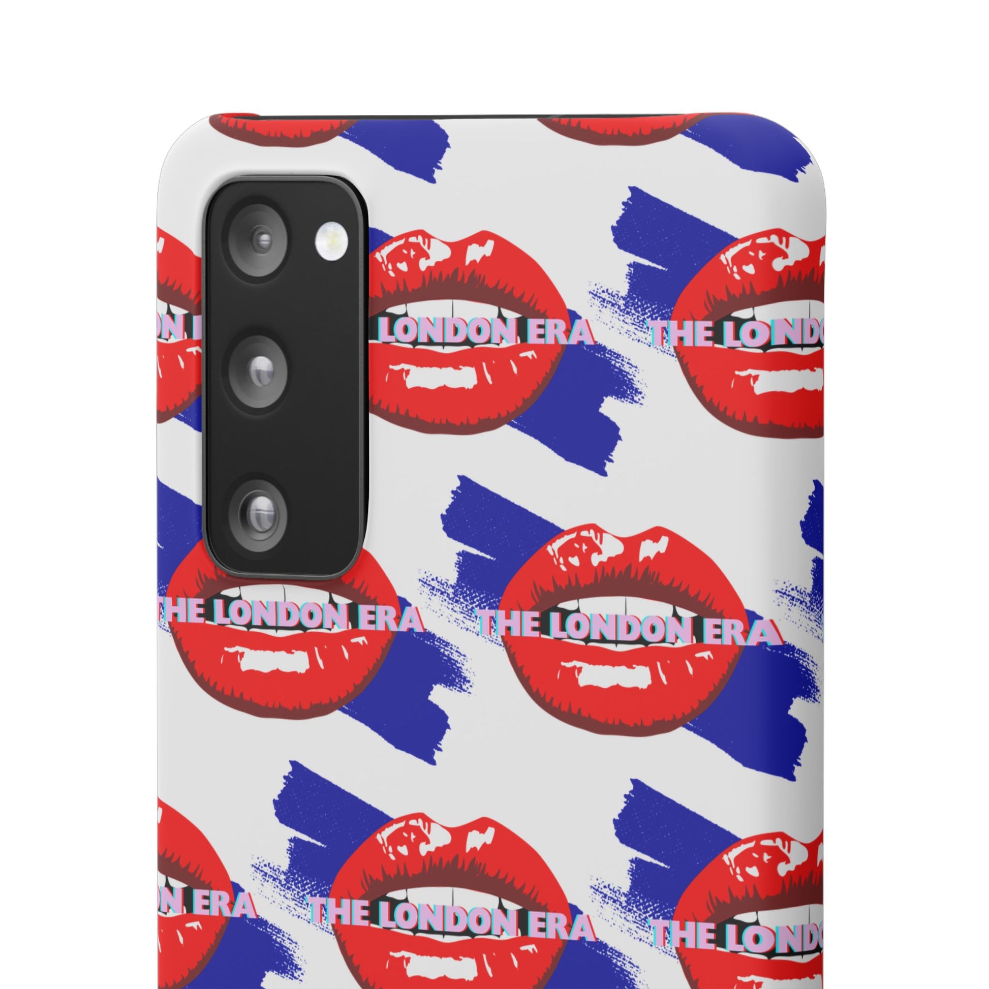 "The London Era" Mobile Snap Case - White