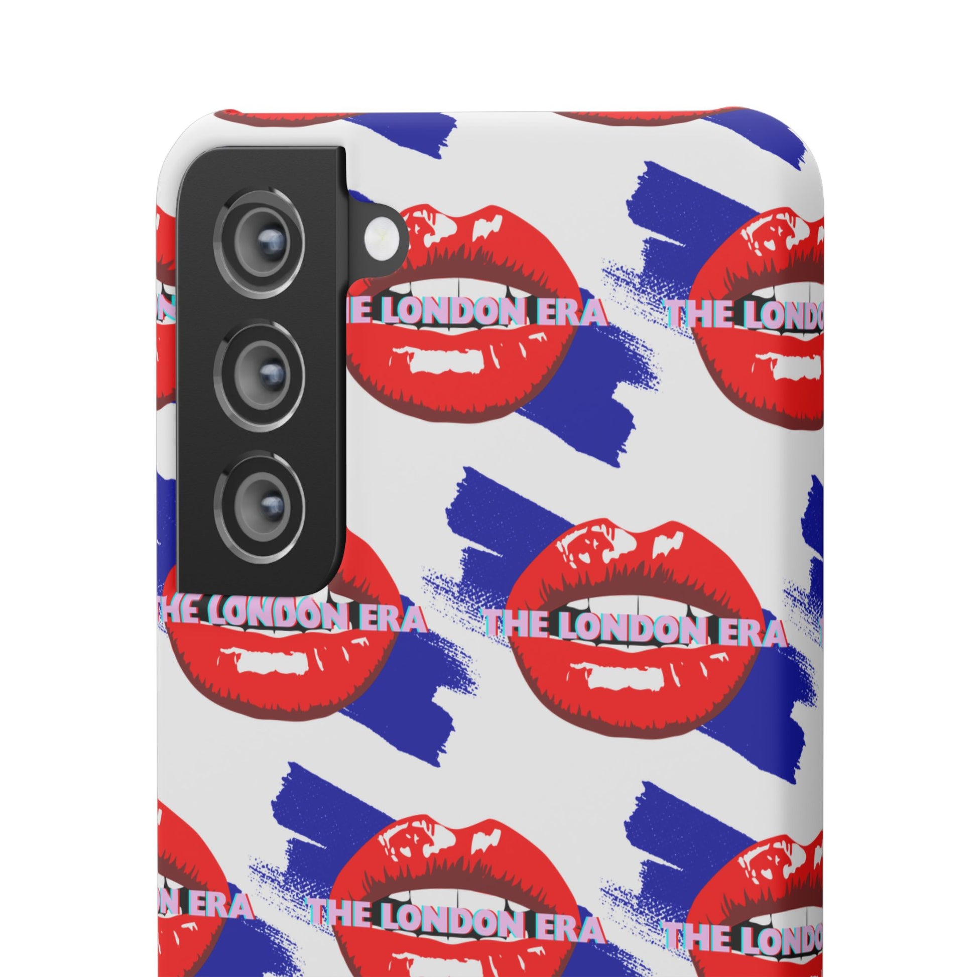 "The London Era" Mobile Snap Case - White