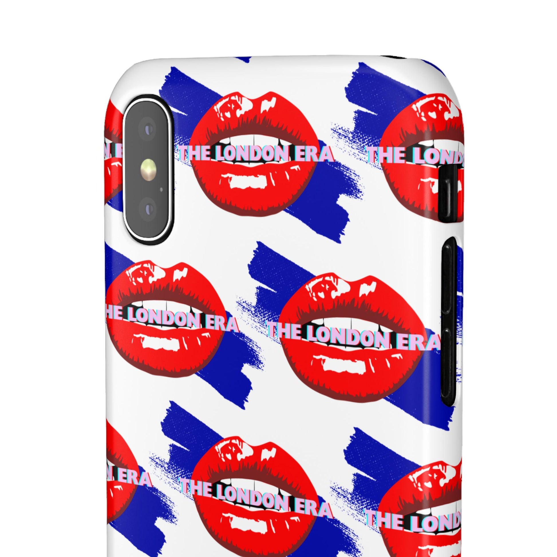"The London Era" Mobile Snap Case - White