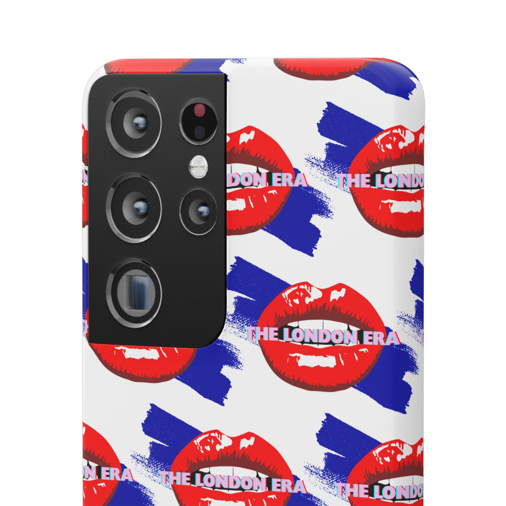 "The London Era" Mobile Snap Case - White