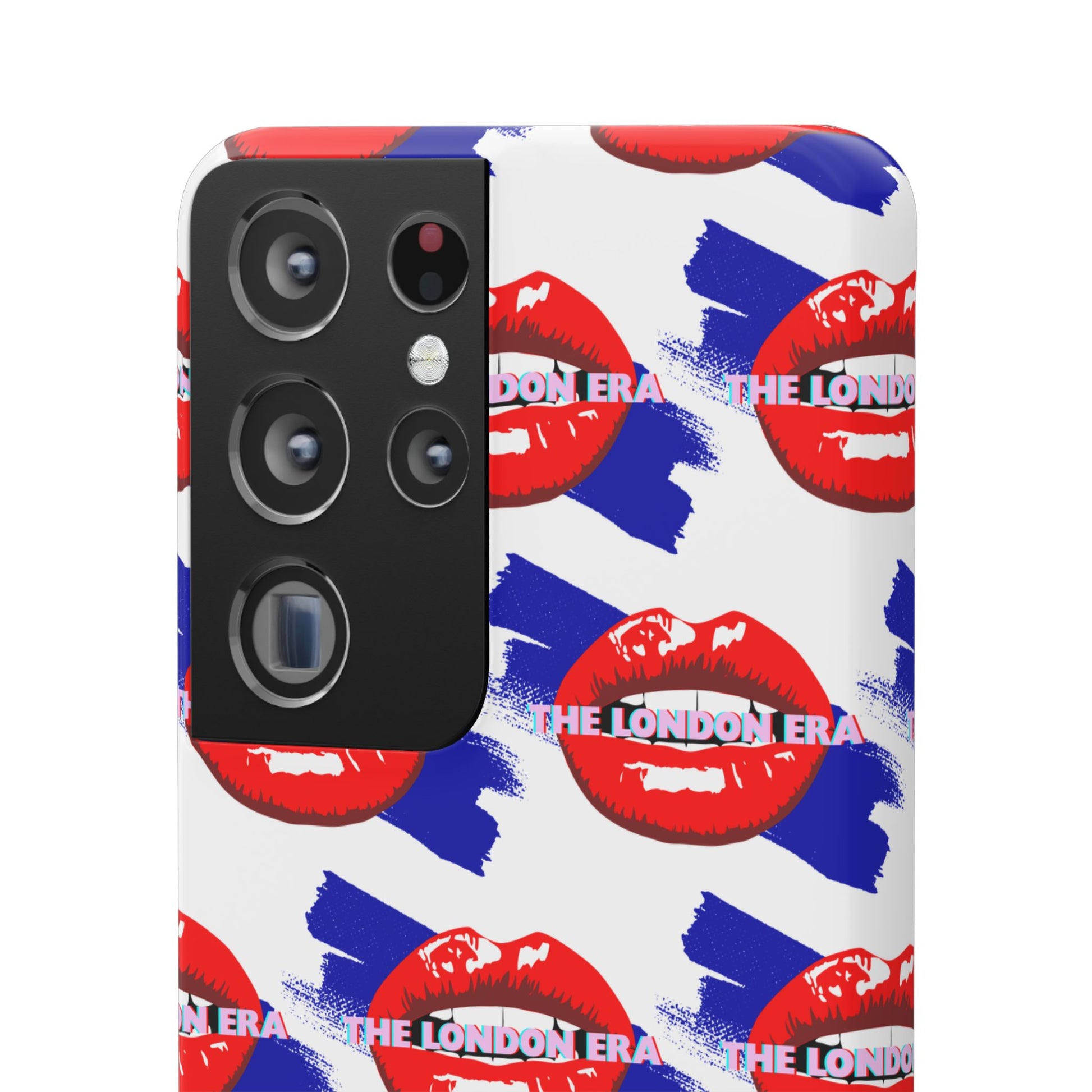 "The London Era" Mobile Snap Case - White