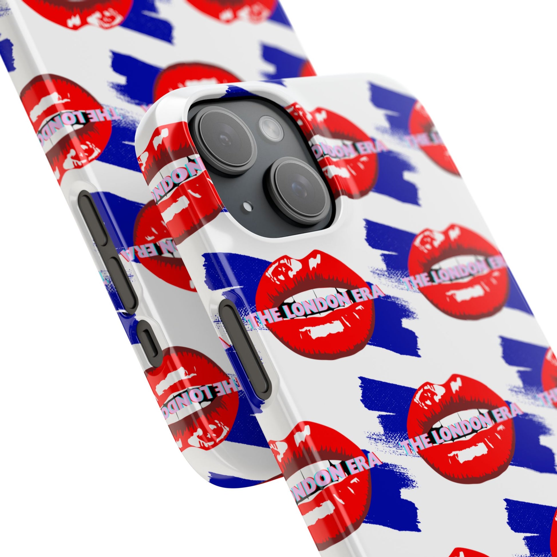 "The London Era" Mobile Snap Case - White