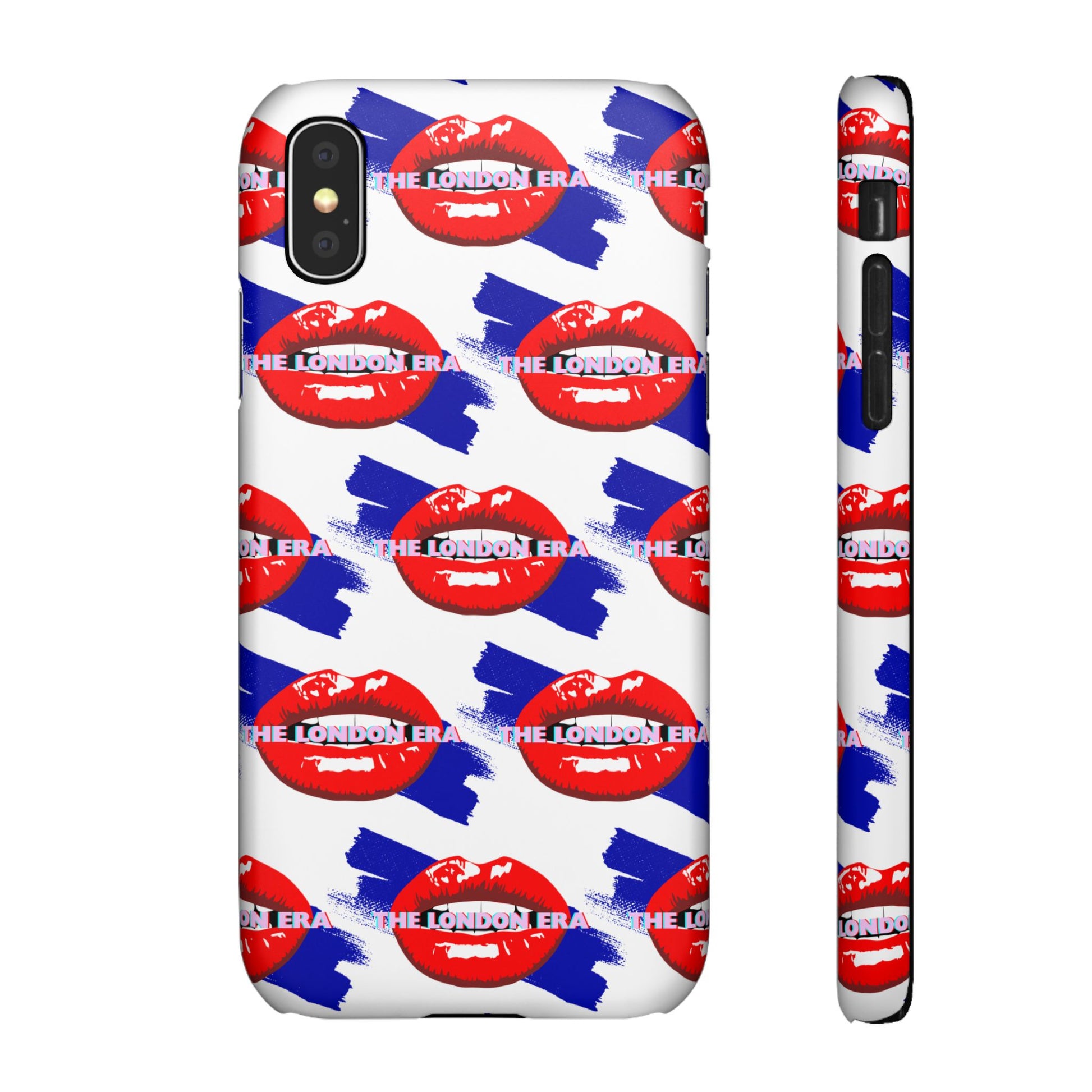 "The London Era" Mobile Snap Case - White