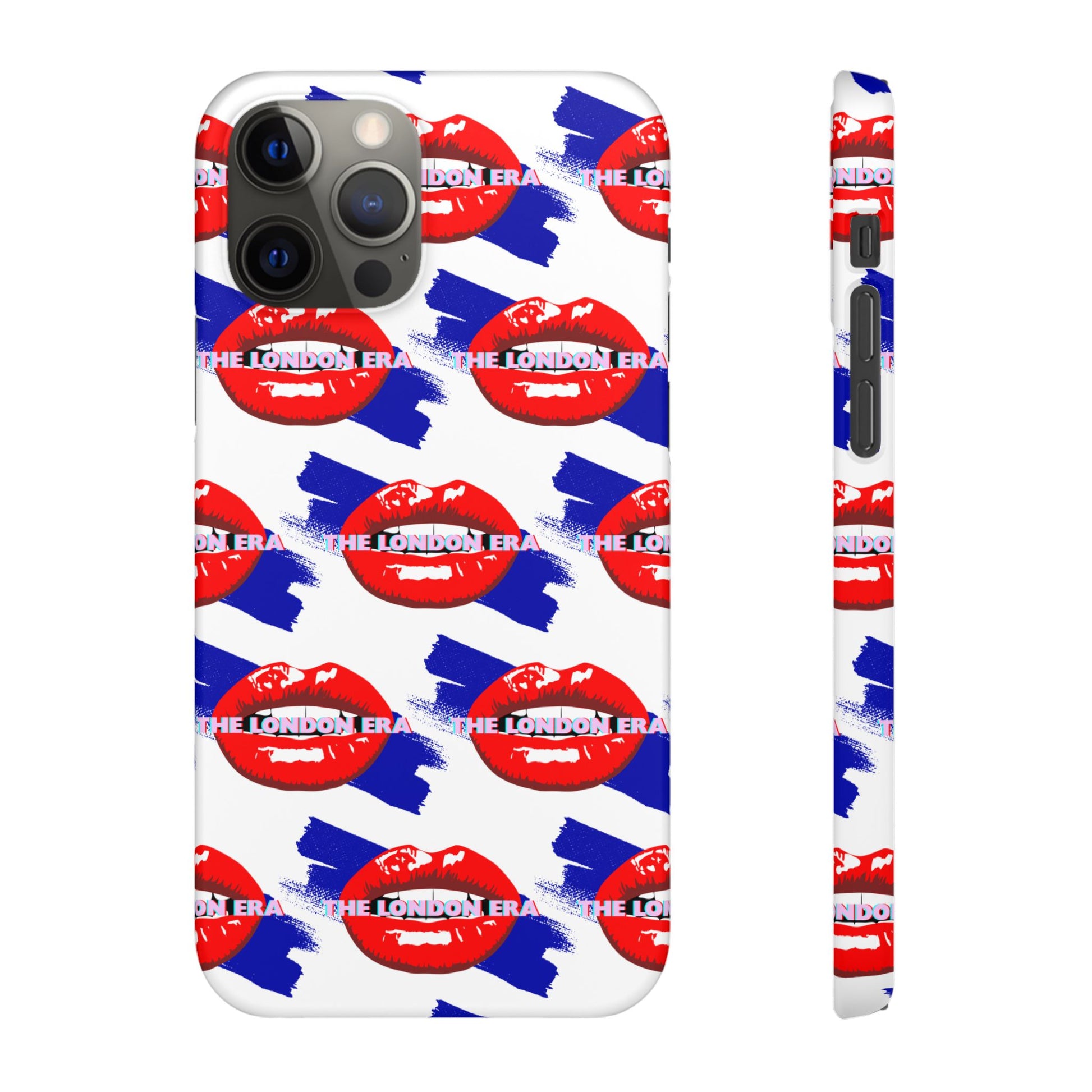 "The London Era" Mobile Snap Case - White