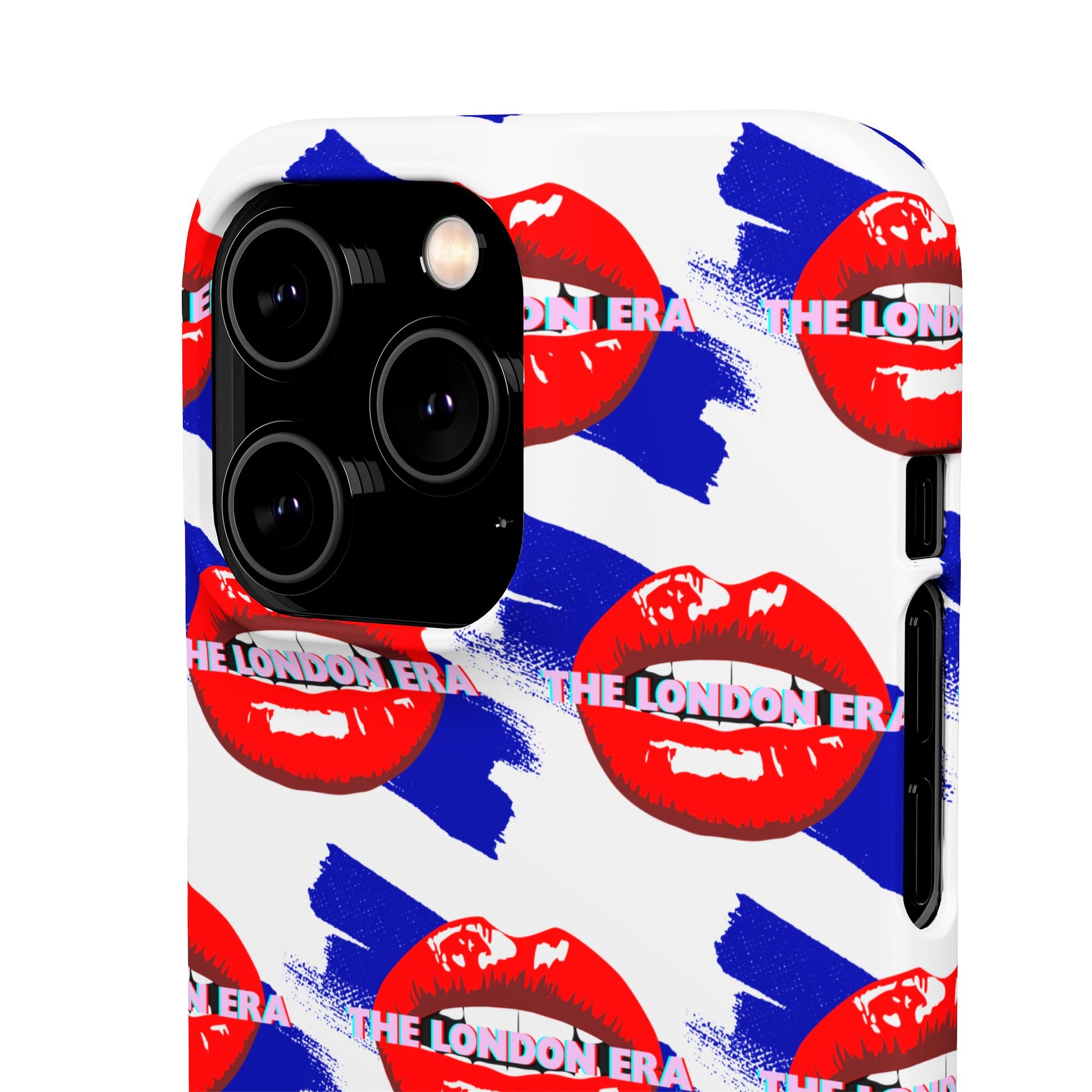 "The London Era" Mobile Snap Case - White