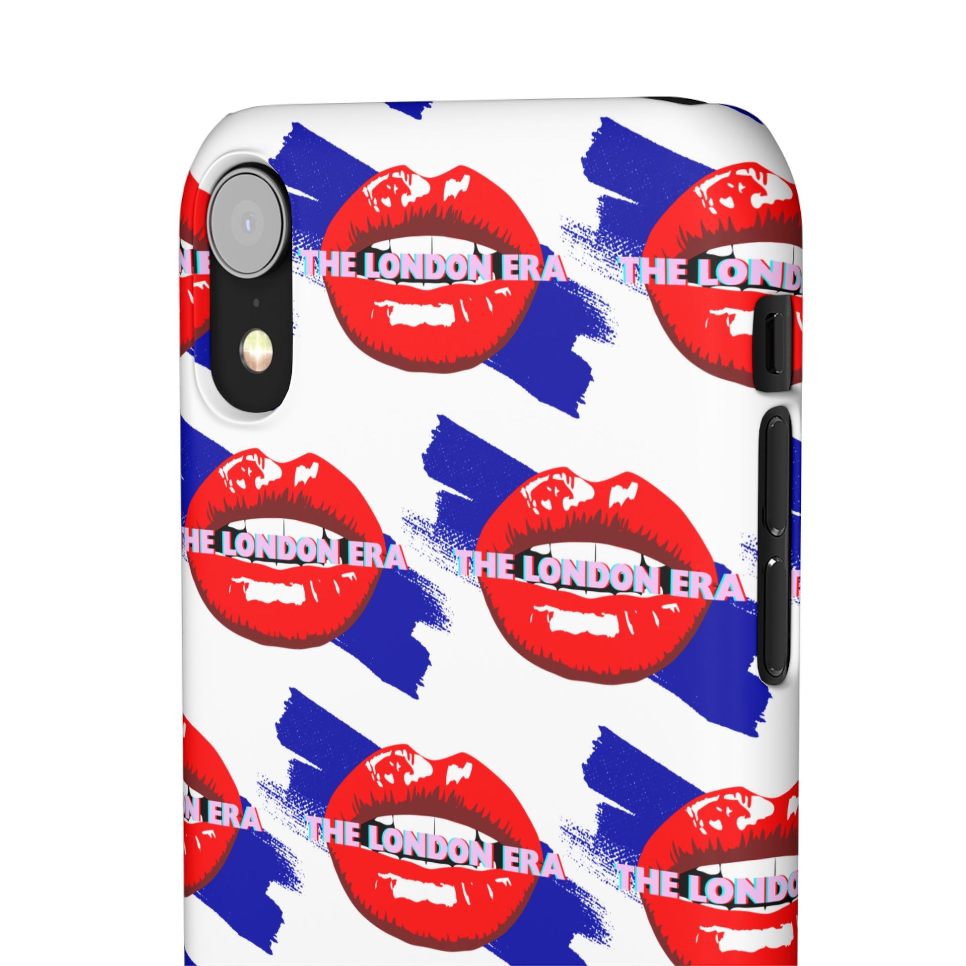 "The London Era" Mobile Snap Case - White