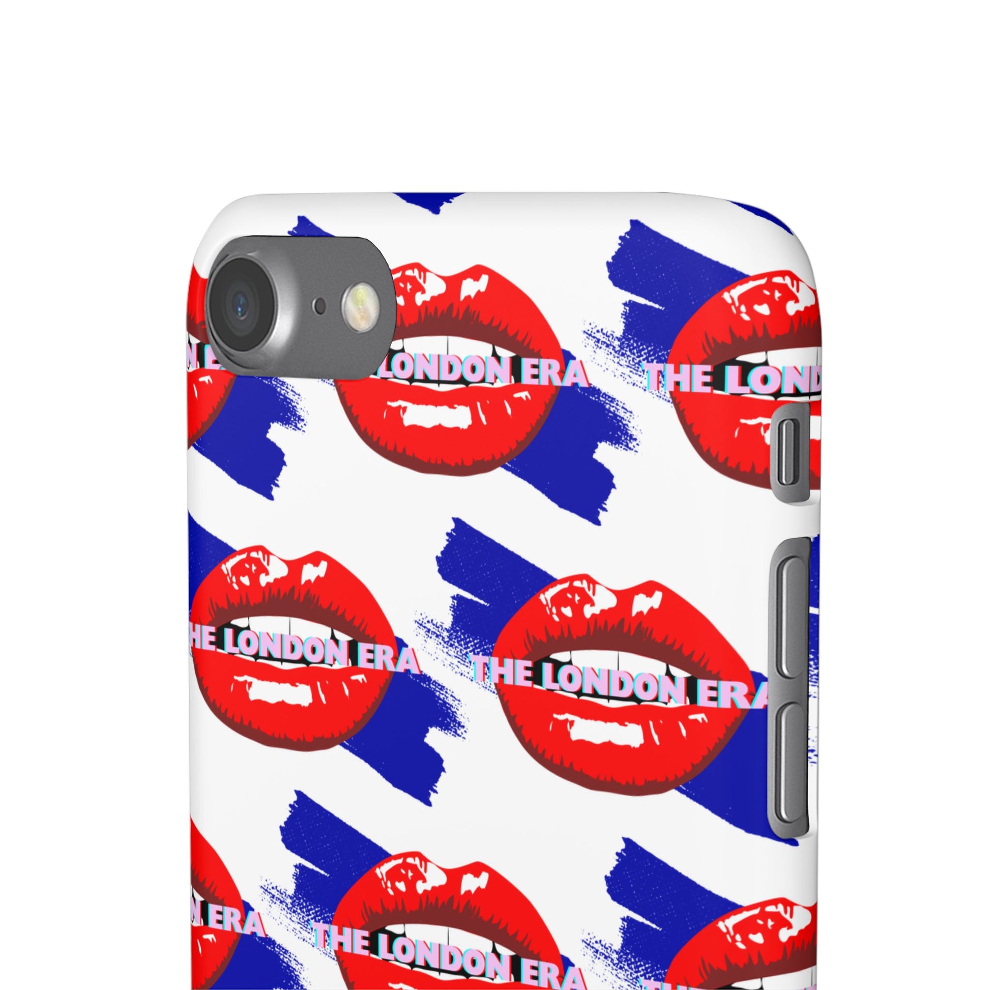 "The London Era" Mobile Snap Case - White
