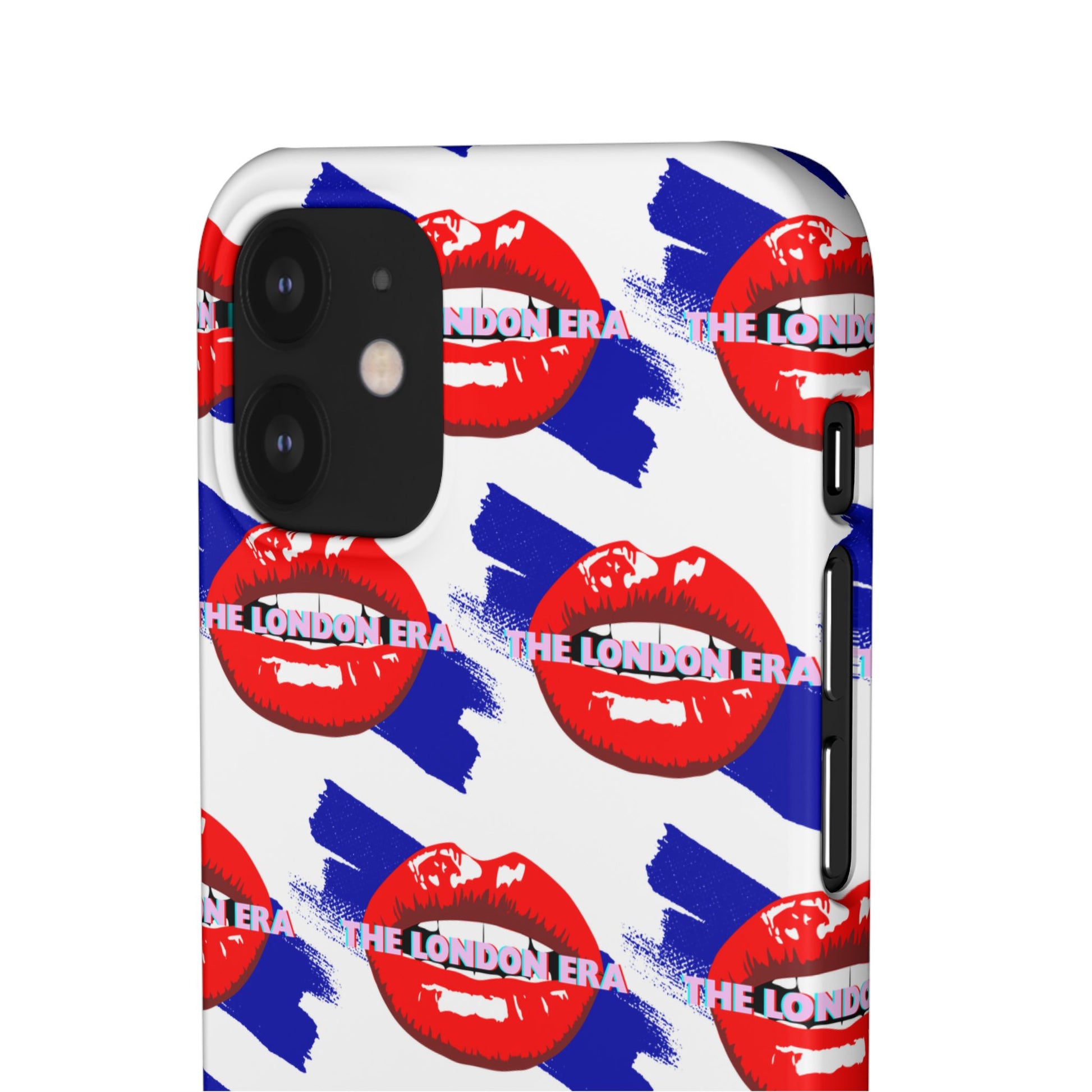 "The London Era" Mobile Snap Case - White