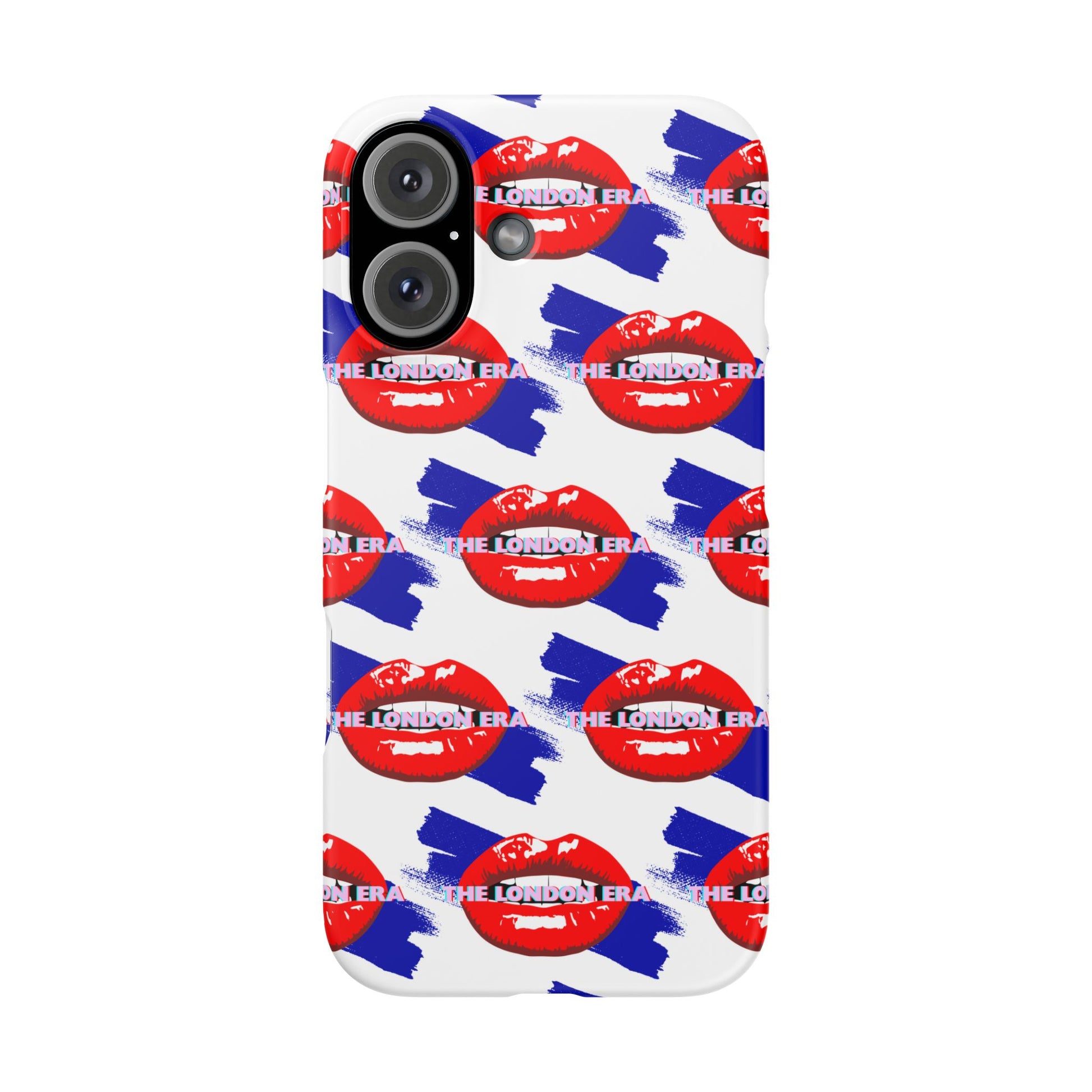 "The London Era" Mobile Snap Case - White