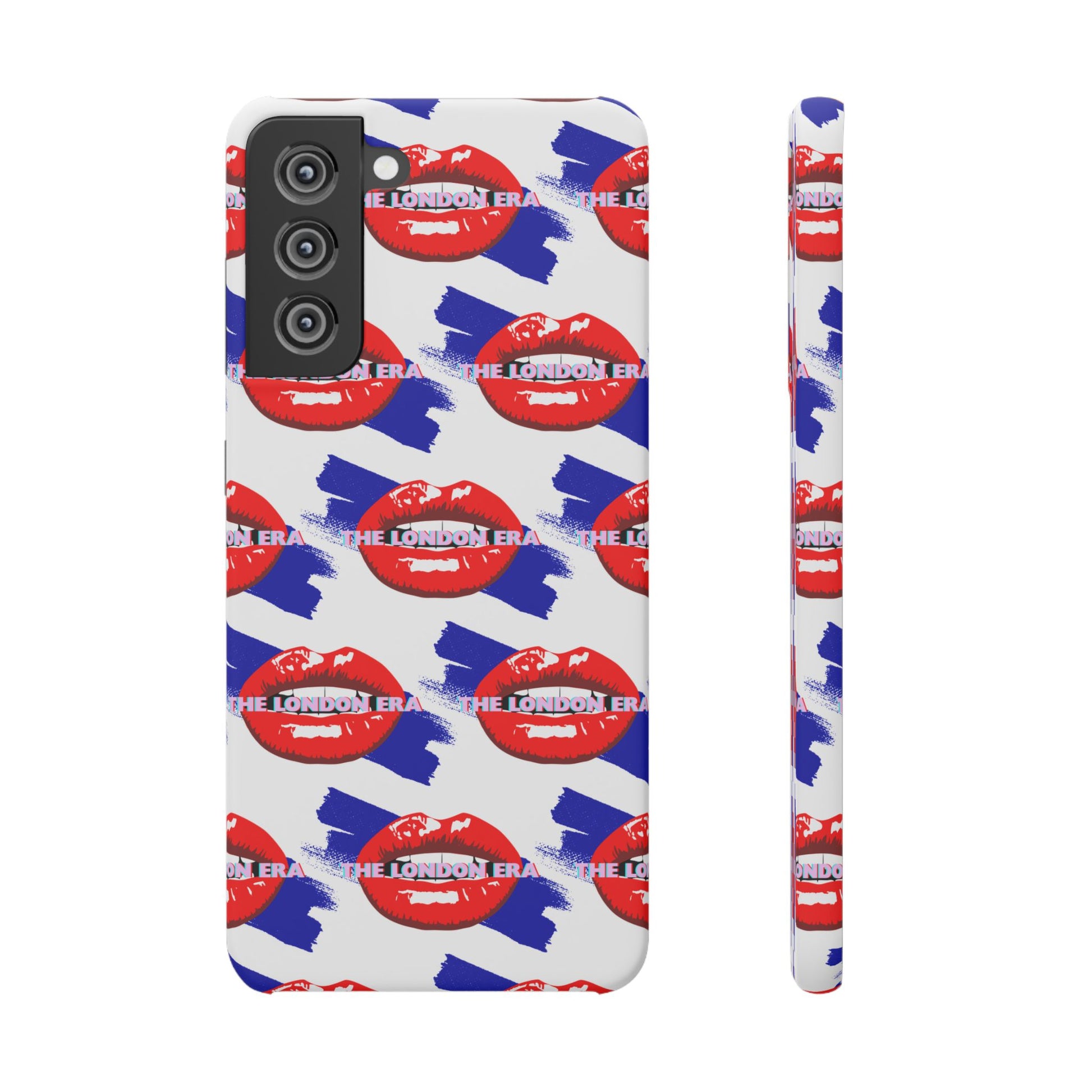 "The London Era" Mobile Snap Case - White