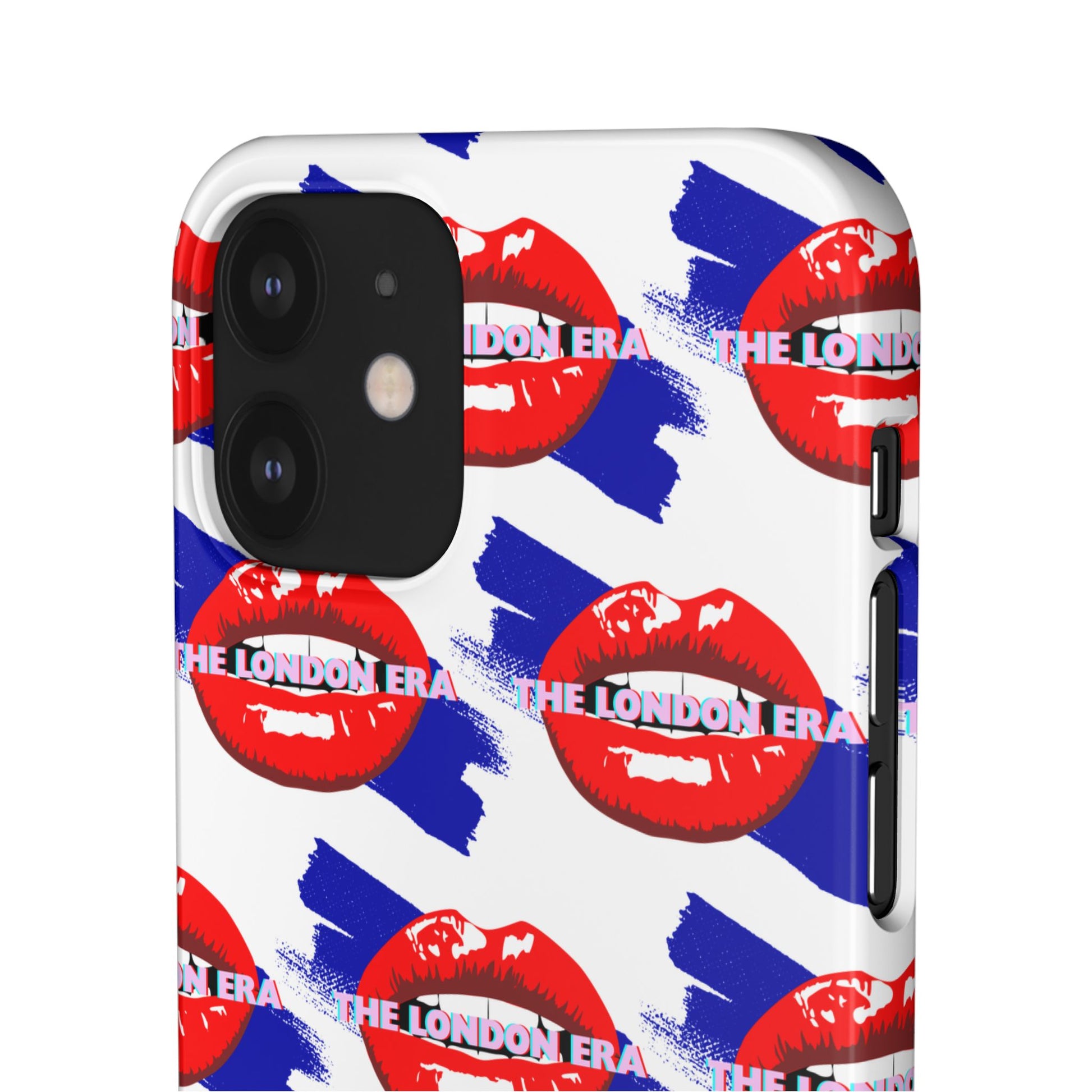 "The London Era" Mobile Snap Case - White