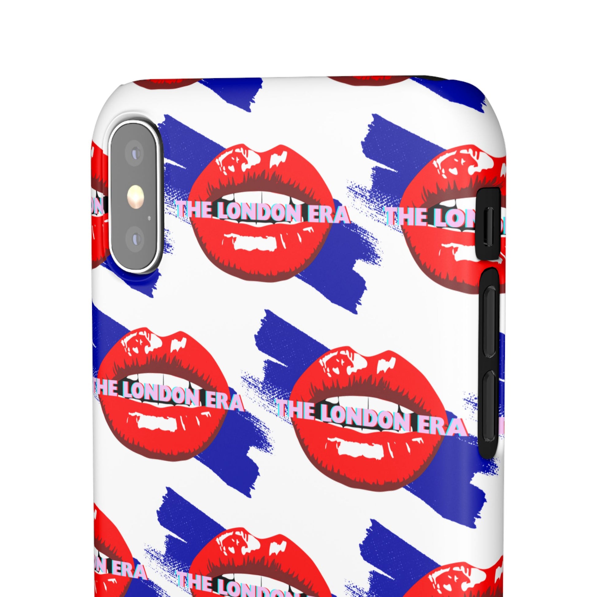 "The London Era" Mobile Snap Case - White