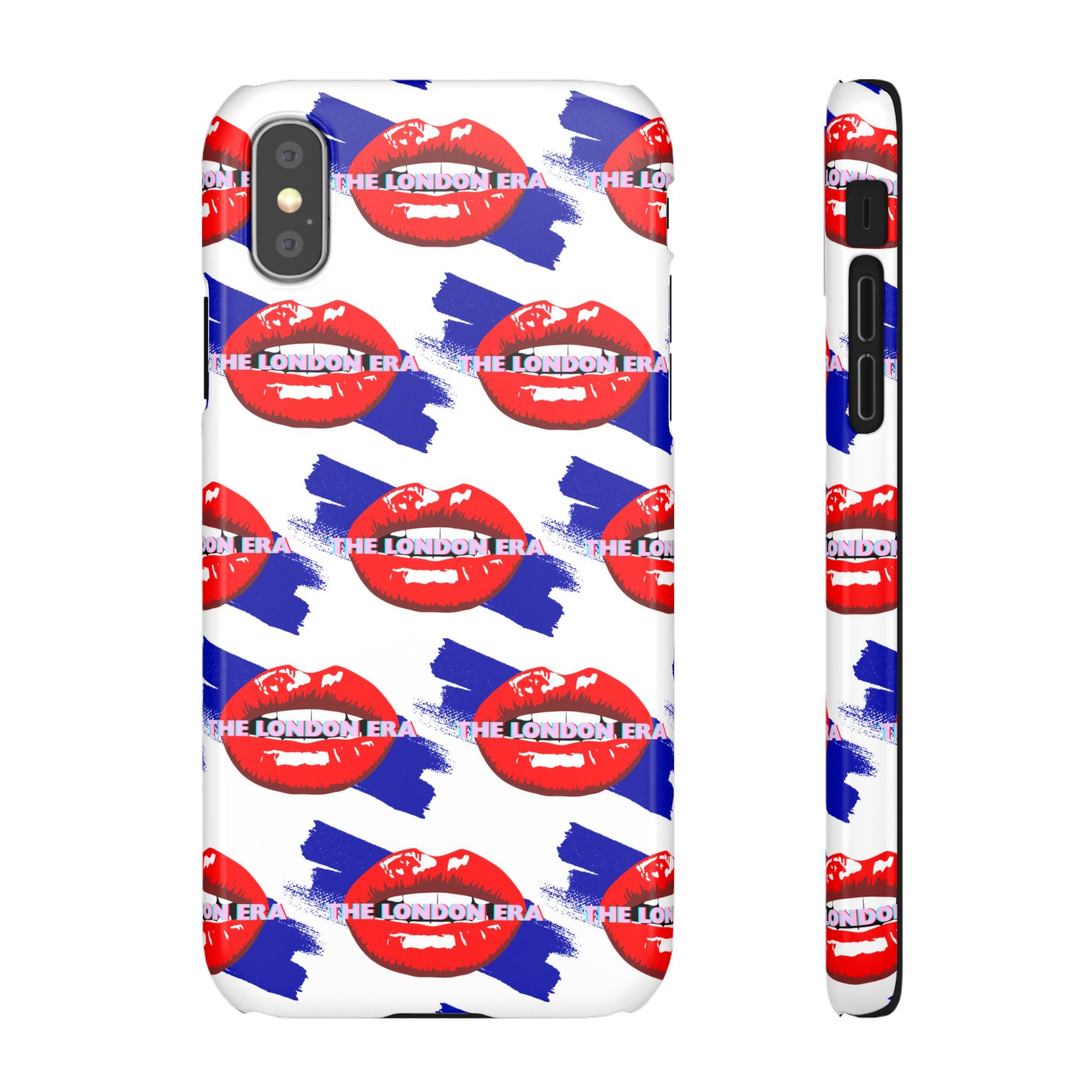 "The London Era" Mobile Snap Case - White