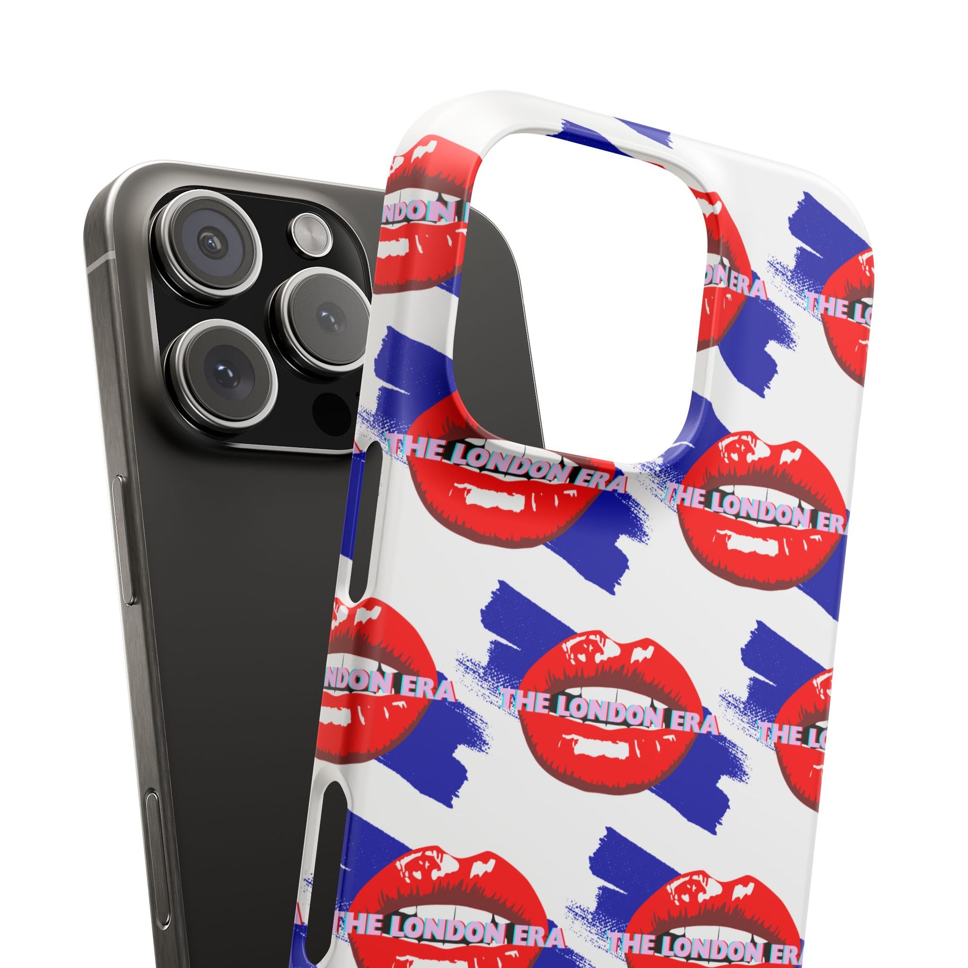 "The London Era" Mobile Snap Case - White