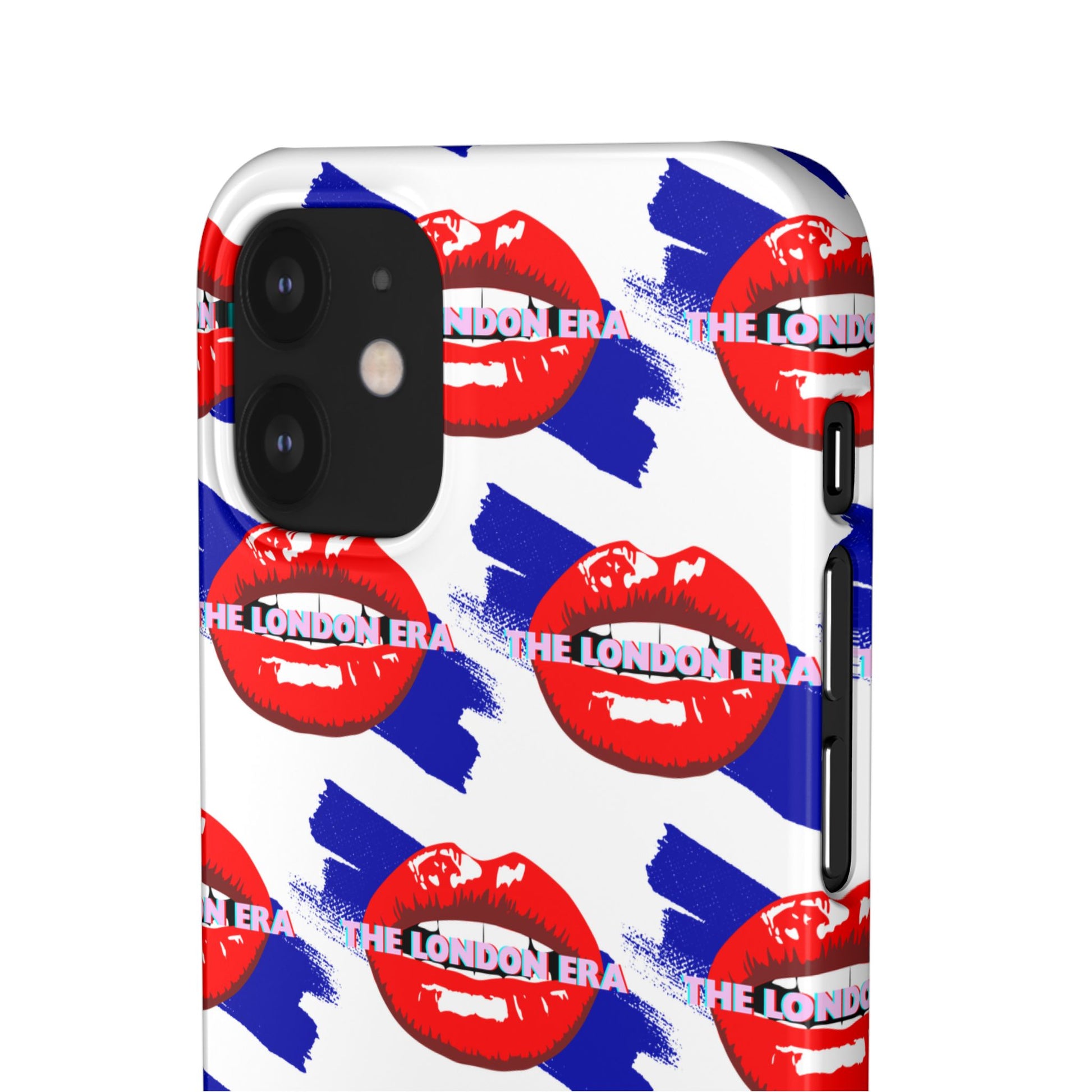 "The London Era" Mobile Snap Case - White