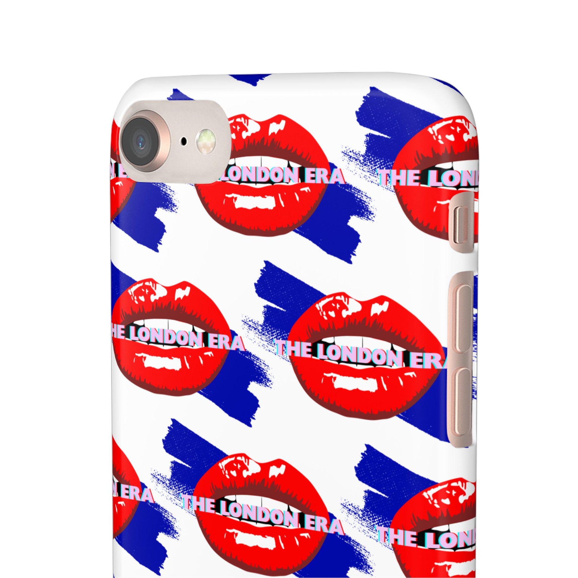 "The London Era" Mobile Snap Case - White