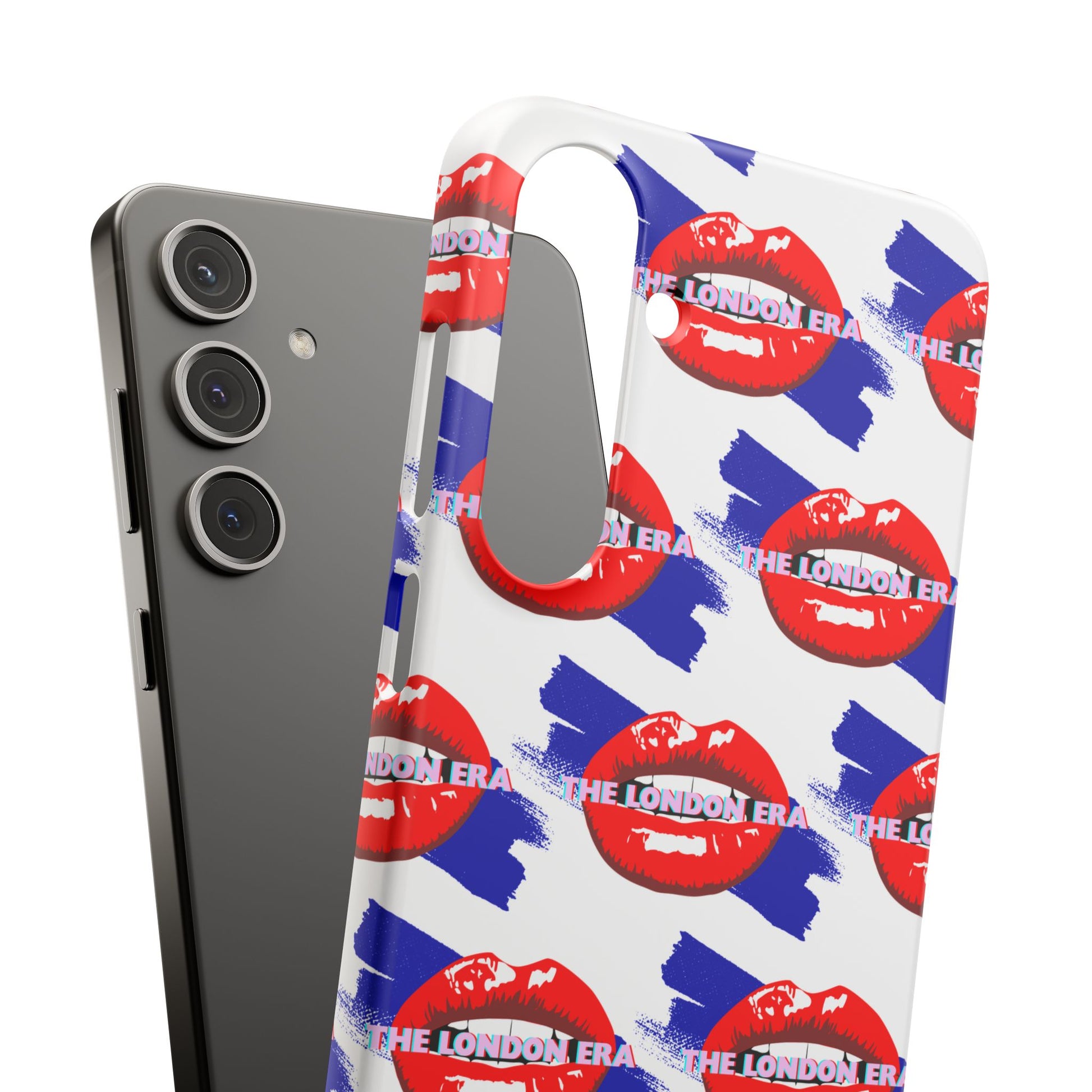 "The London Era" Mobile Snap Case - White