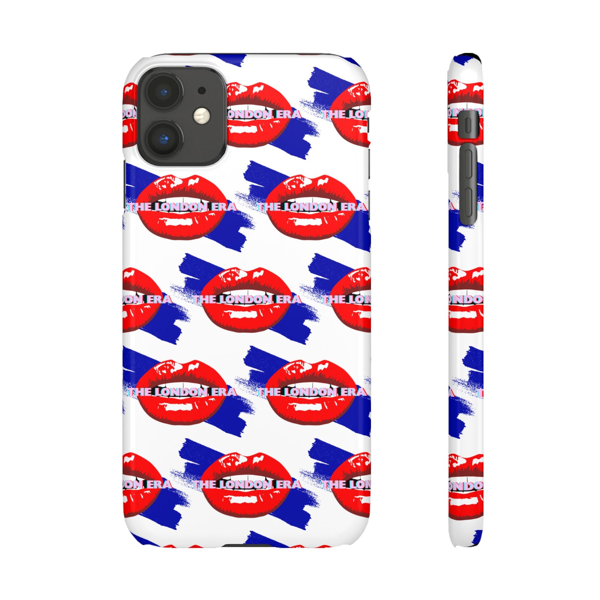 "The London Era" Mobile Snap Case - White
